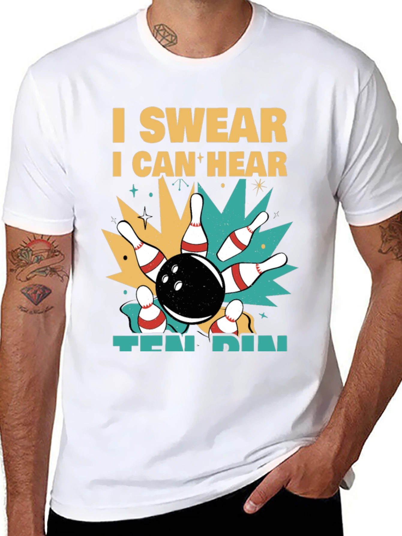I Swear I Can Hear Ten Pin Bowling T-Shirt