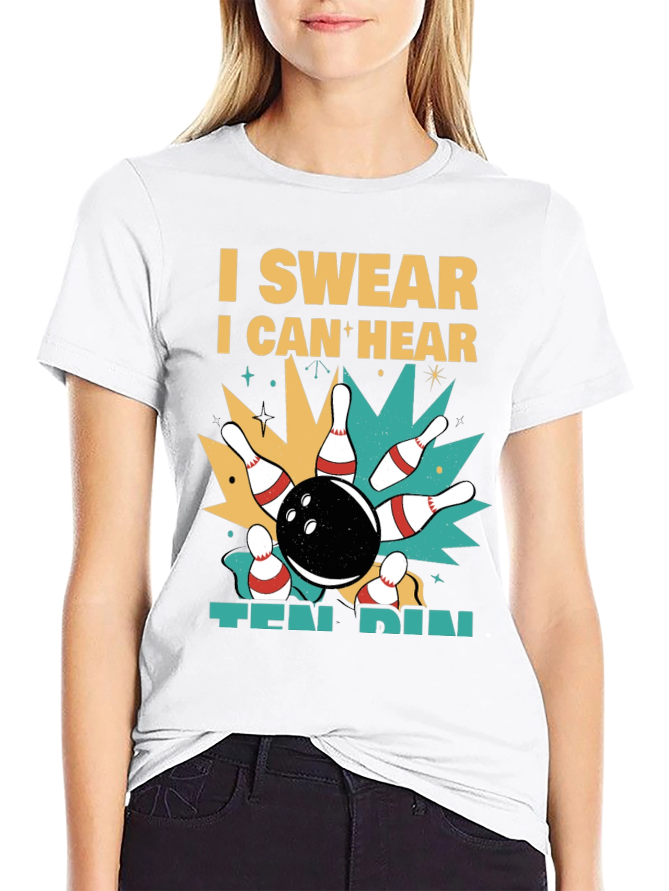 I Swear I Can Hear Ten Pin Bowling T-Shirt