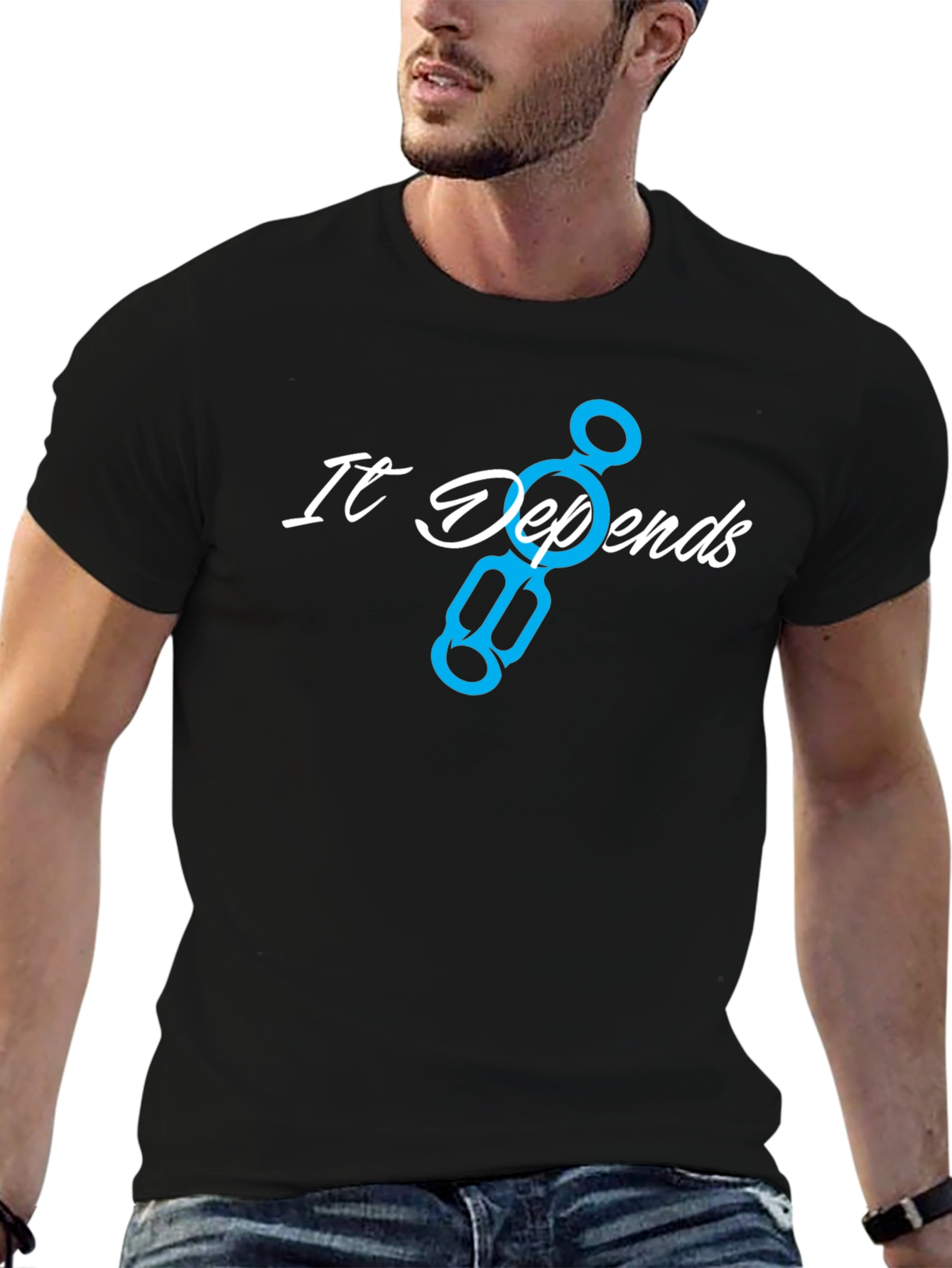 It Depends T-Shirt - Funny Engineering Pun Tee