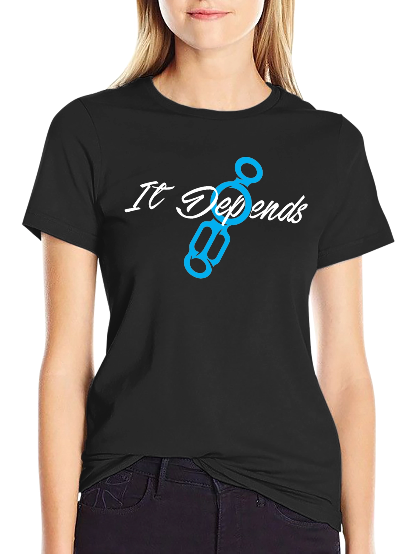 It Depends T-Shirt - Funny Engineering Pun Tee