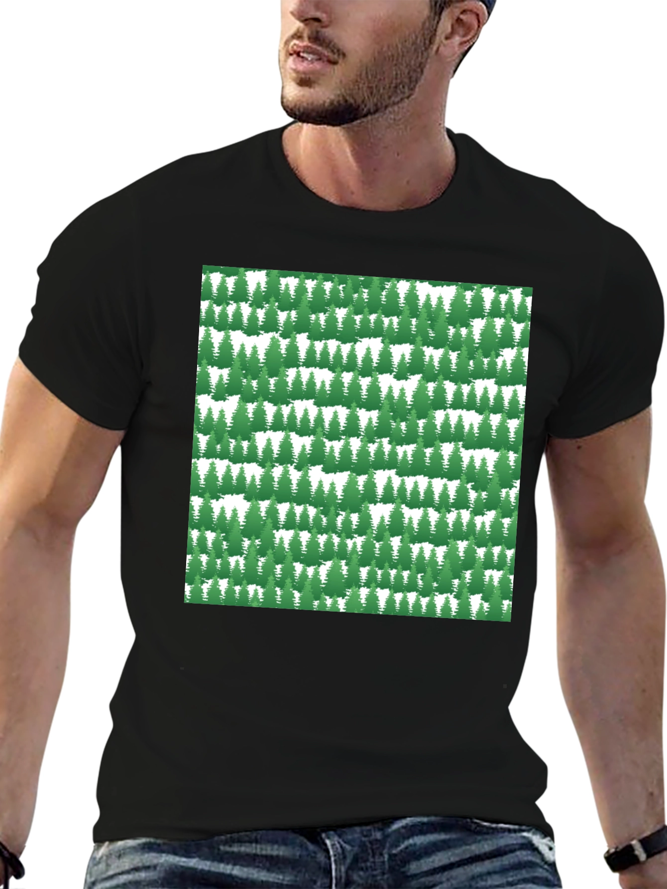 Evergreen Forest Tee - Nature Inspired Design