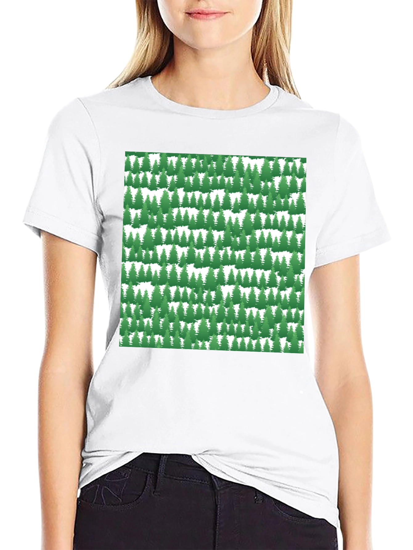 Evergreen Forest Tee - Nature Inspired Design