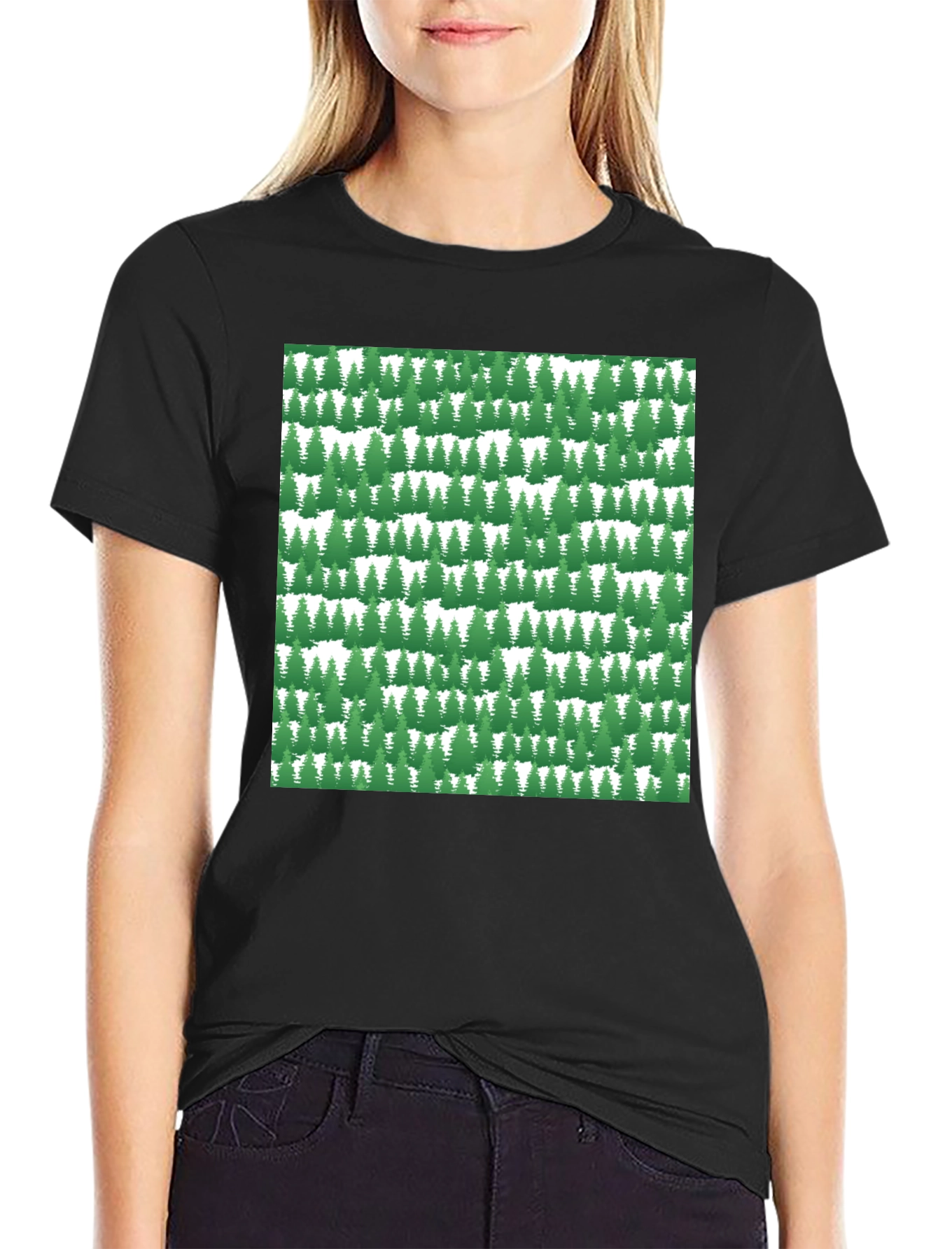 Evergreen Forest Tee - Nature Inspired Design