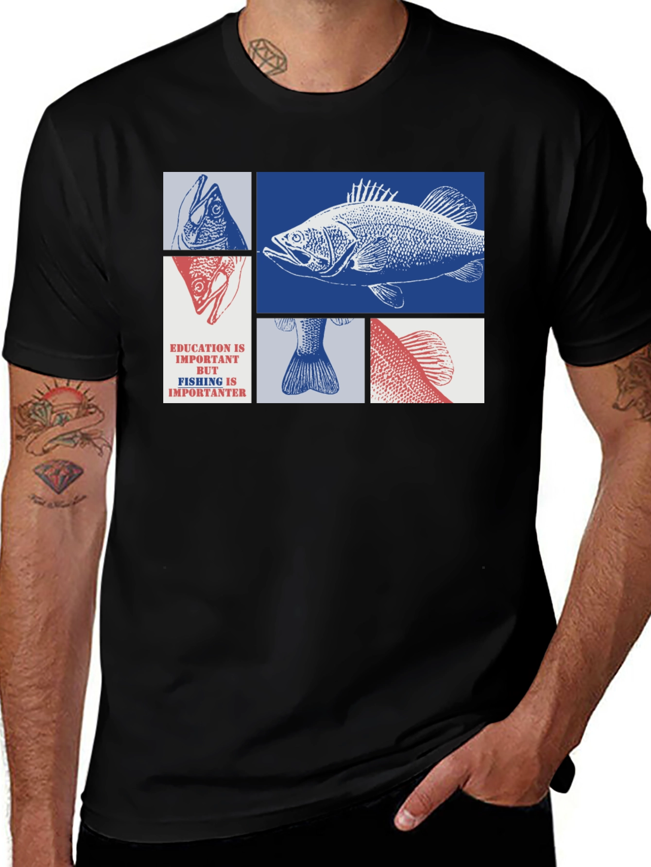 Fishing T-Shirt - Education is Important Tee
