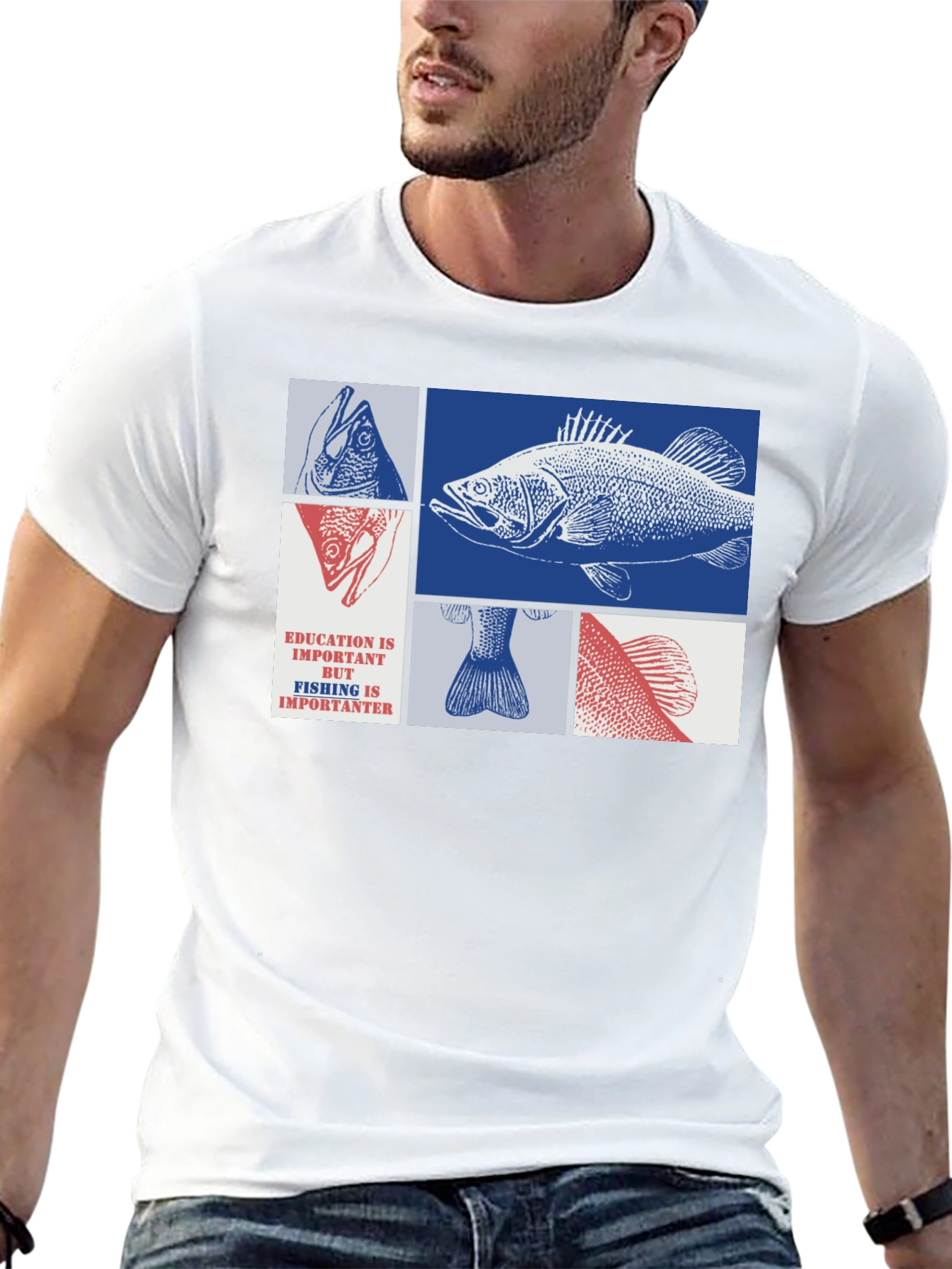 Fishing T-Shirt - Education is Important Tee
