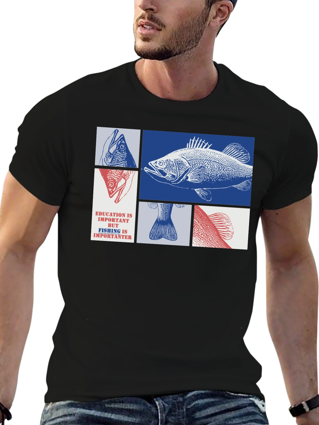Fishing T-Shirt - Education is Important Tee