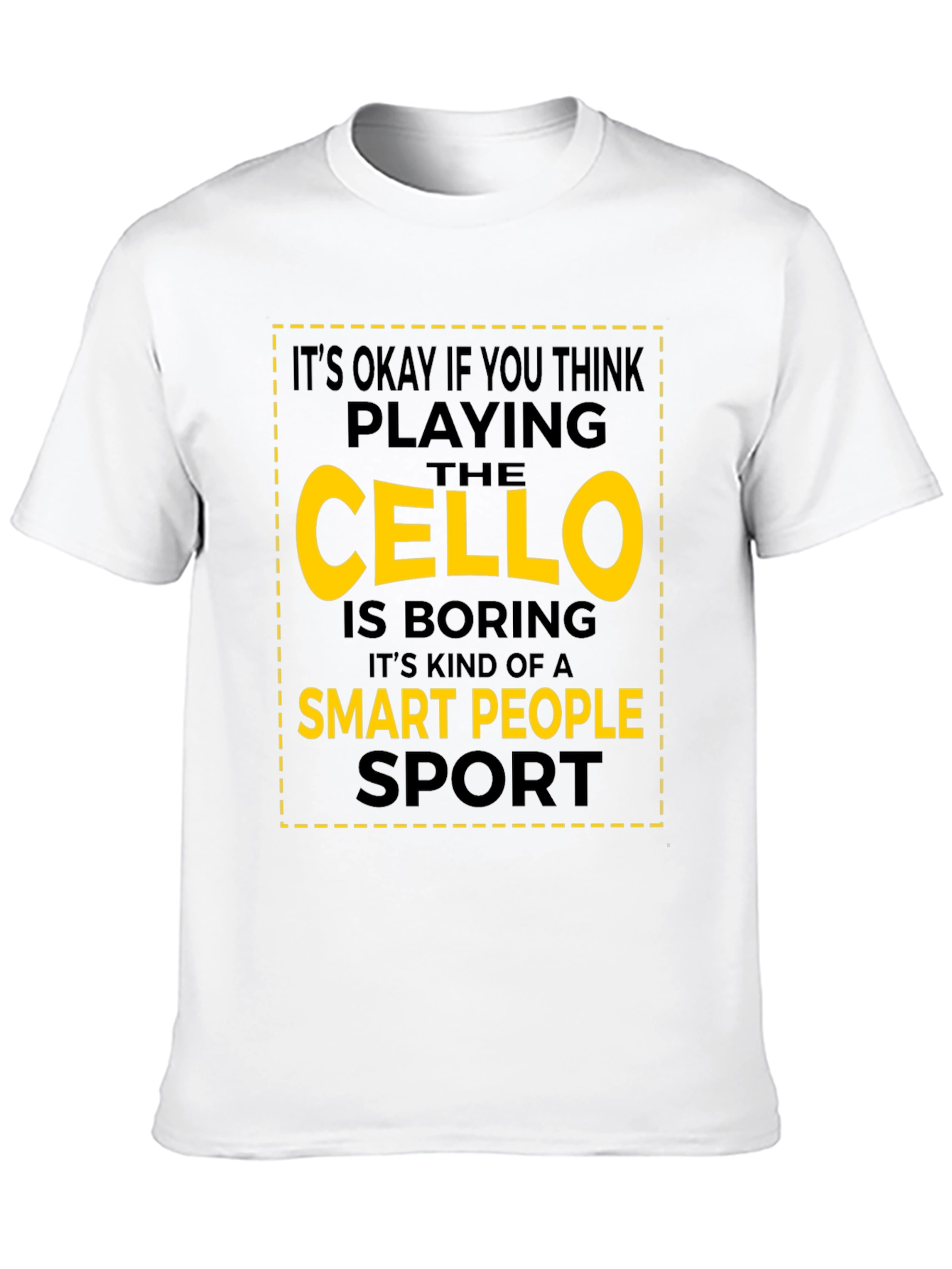 Cello Player Smart People Sport T-Shirt