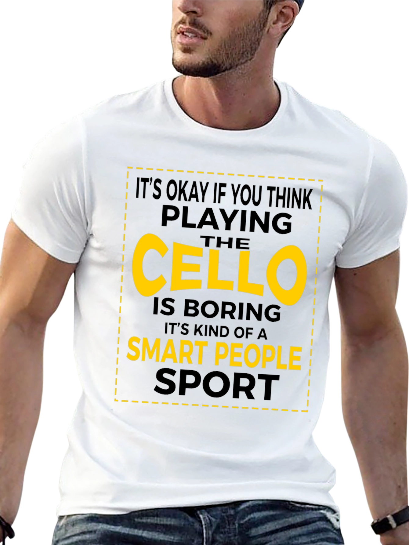 Cello Player Smart People Sport T-Shirt