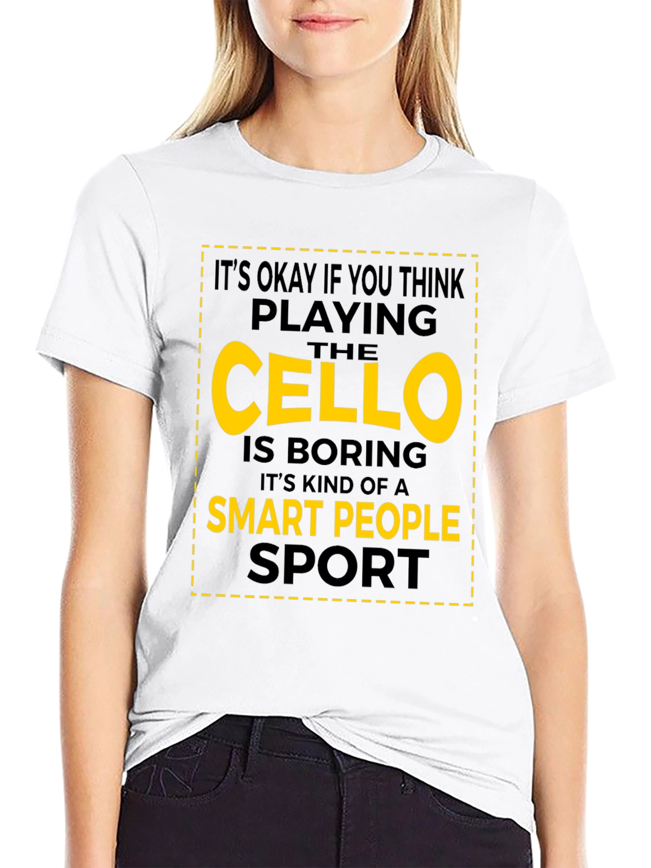 Cello Player Smart People Sport T-Shirt