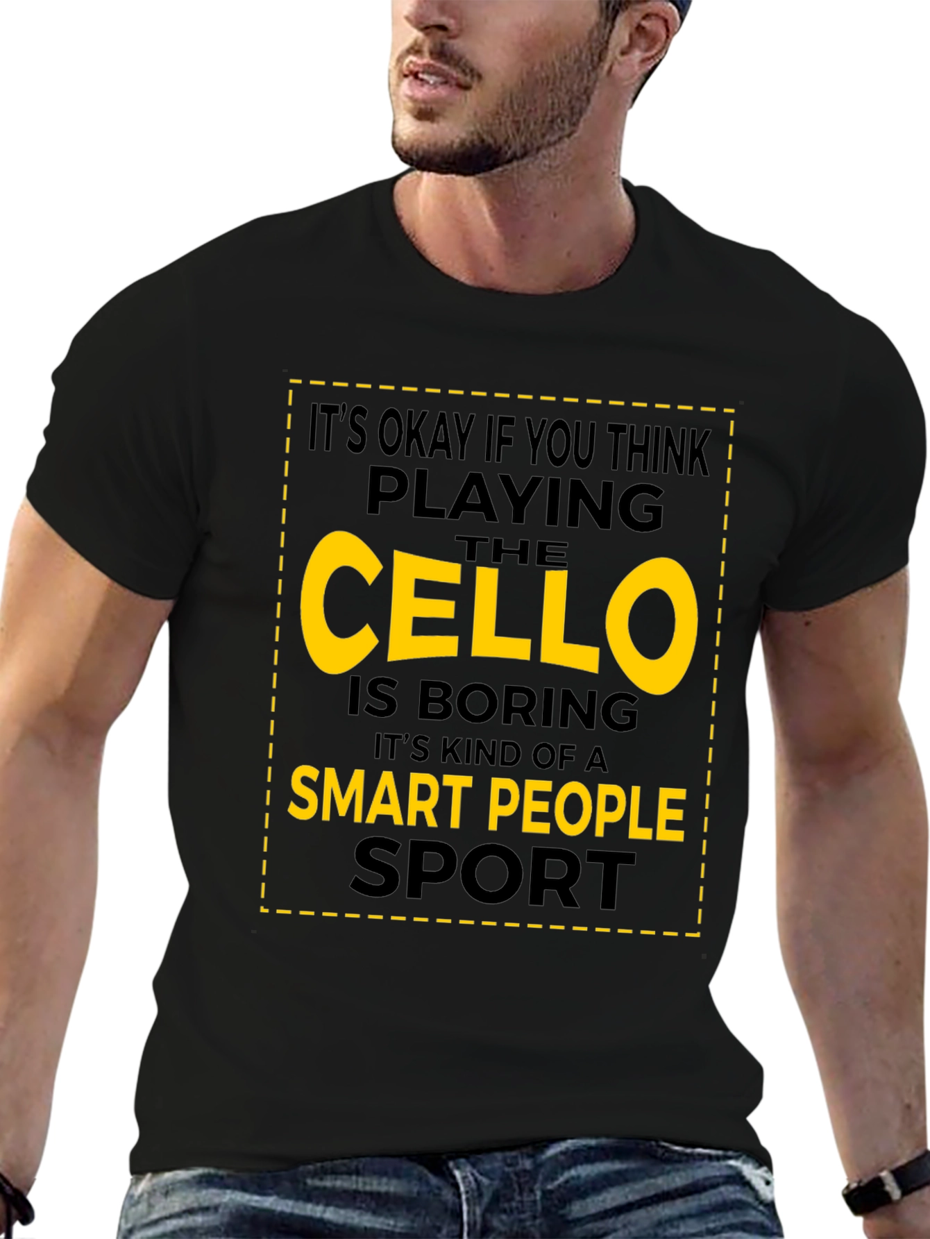 Cello Player Smart People Sport T-Shirt