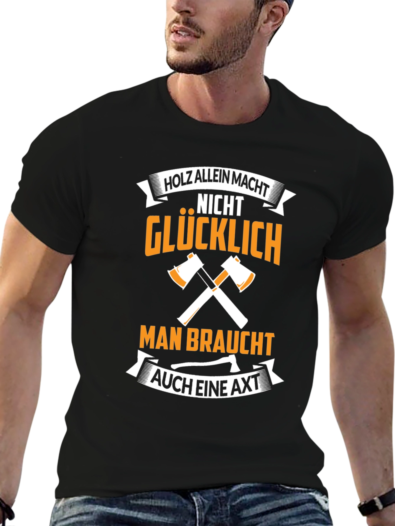 Axe and Lumberjack T-Shirt: German Humor