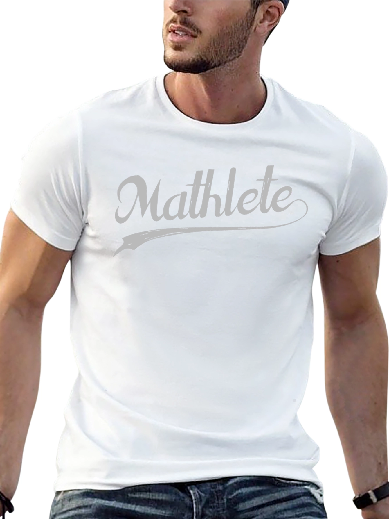 Mathlete Graphic Tee - Black Cotton Blend