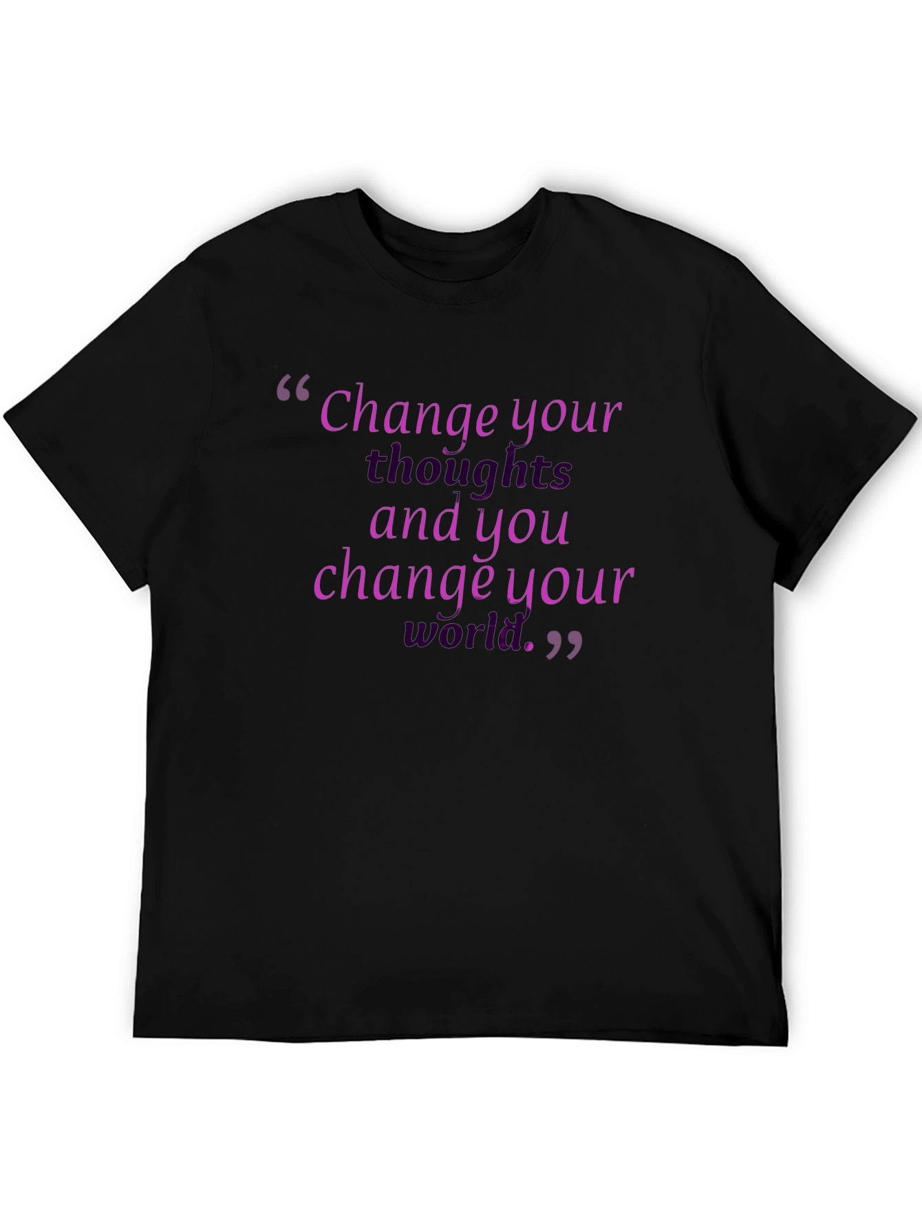 Inspirational Quote T-Shirt: Change Your World