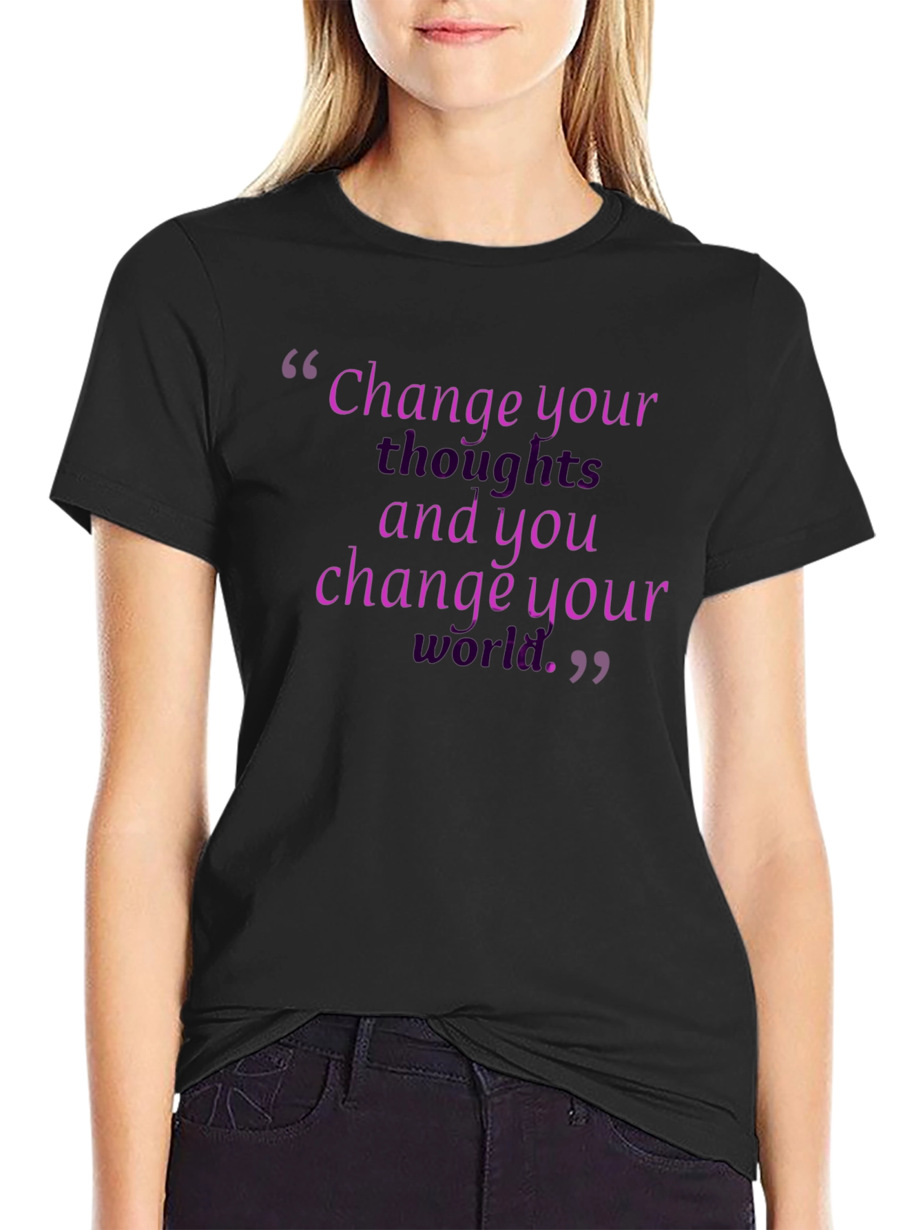 Inspirational Quote T-Shirt: Change Your World