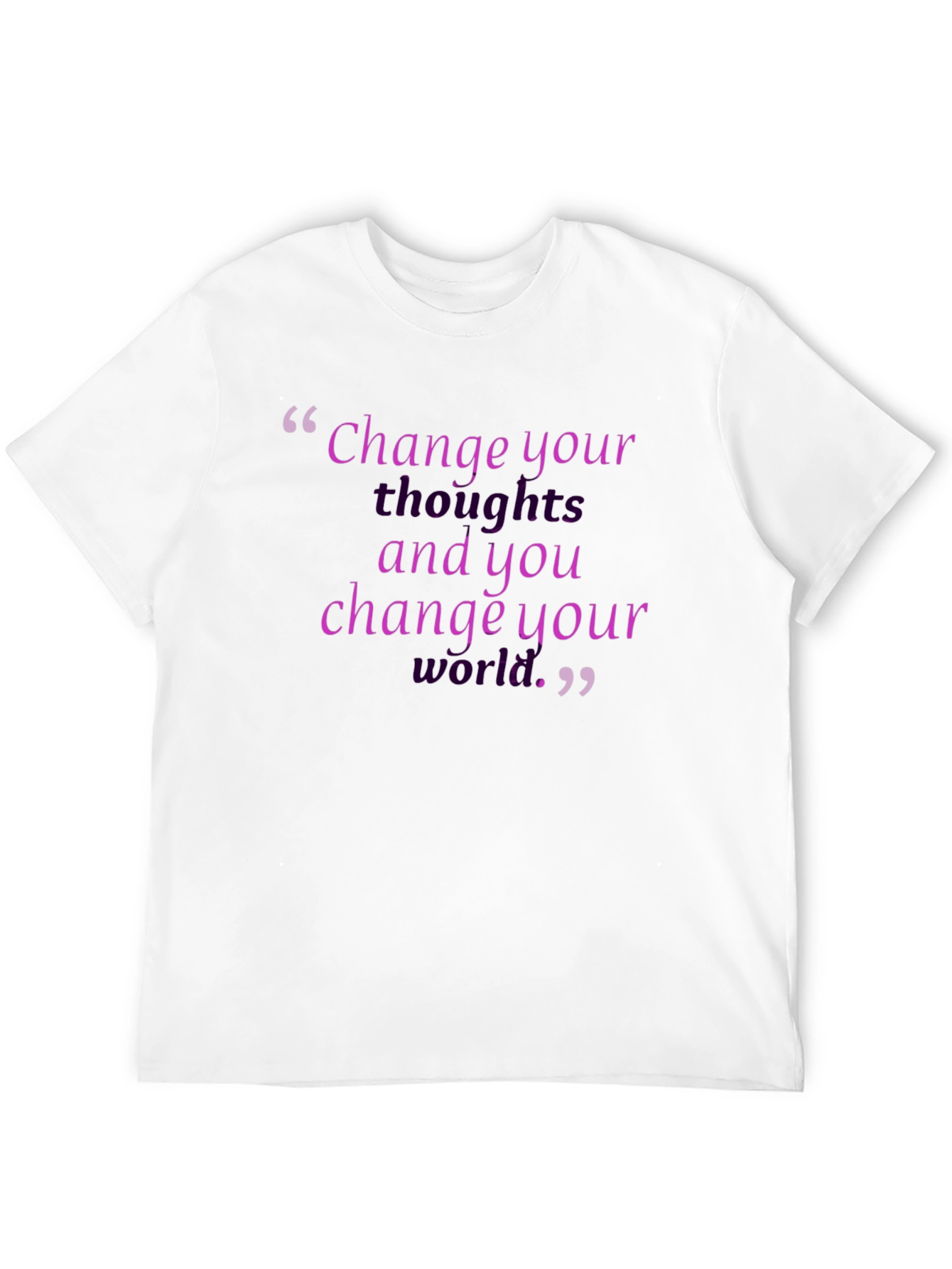 Inspirational Quote T-Shirt: Change Your World