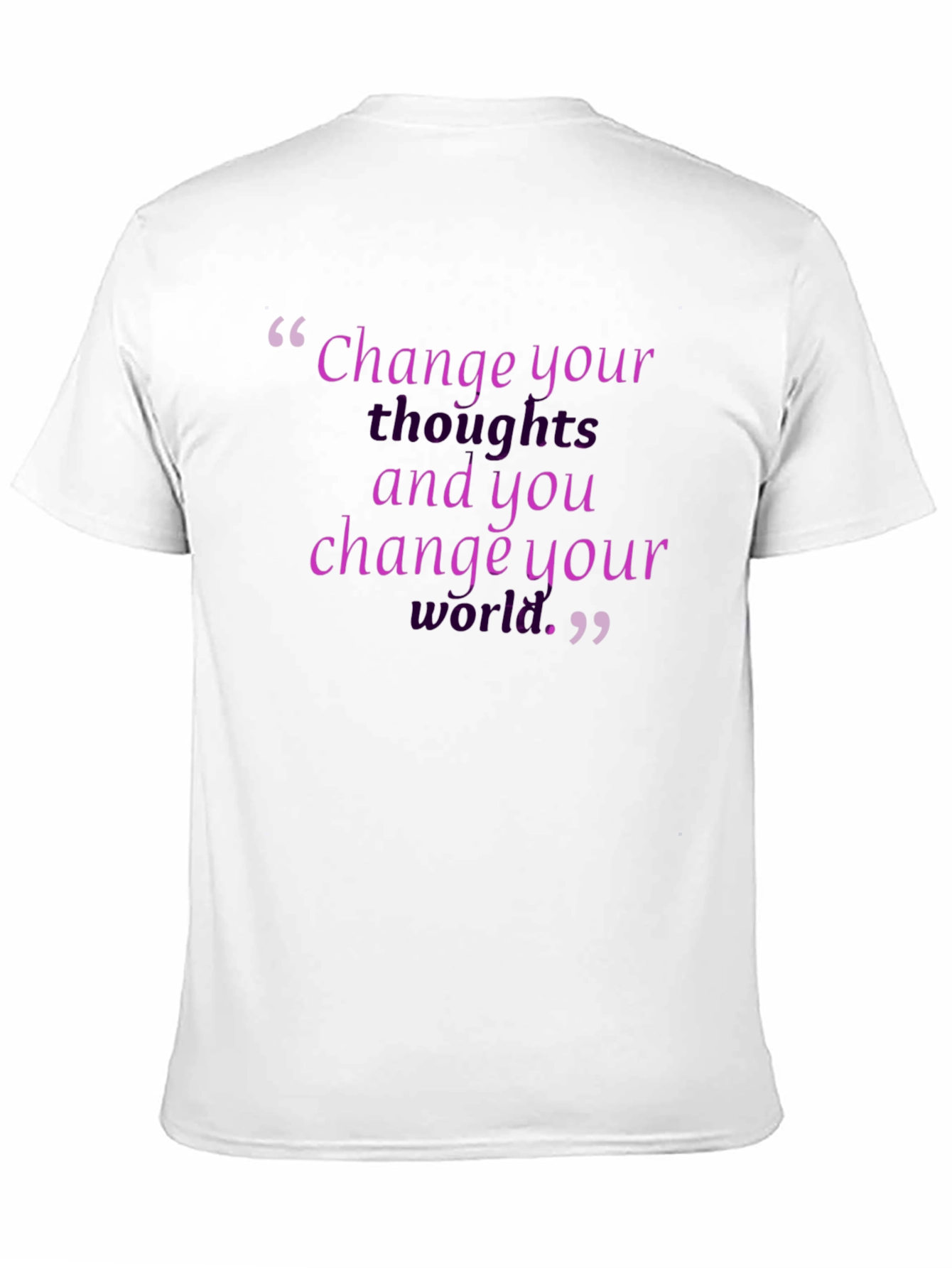 Inspirational Quote T-Shirt: Change Your World