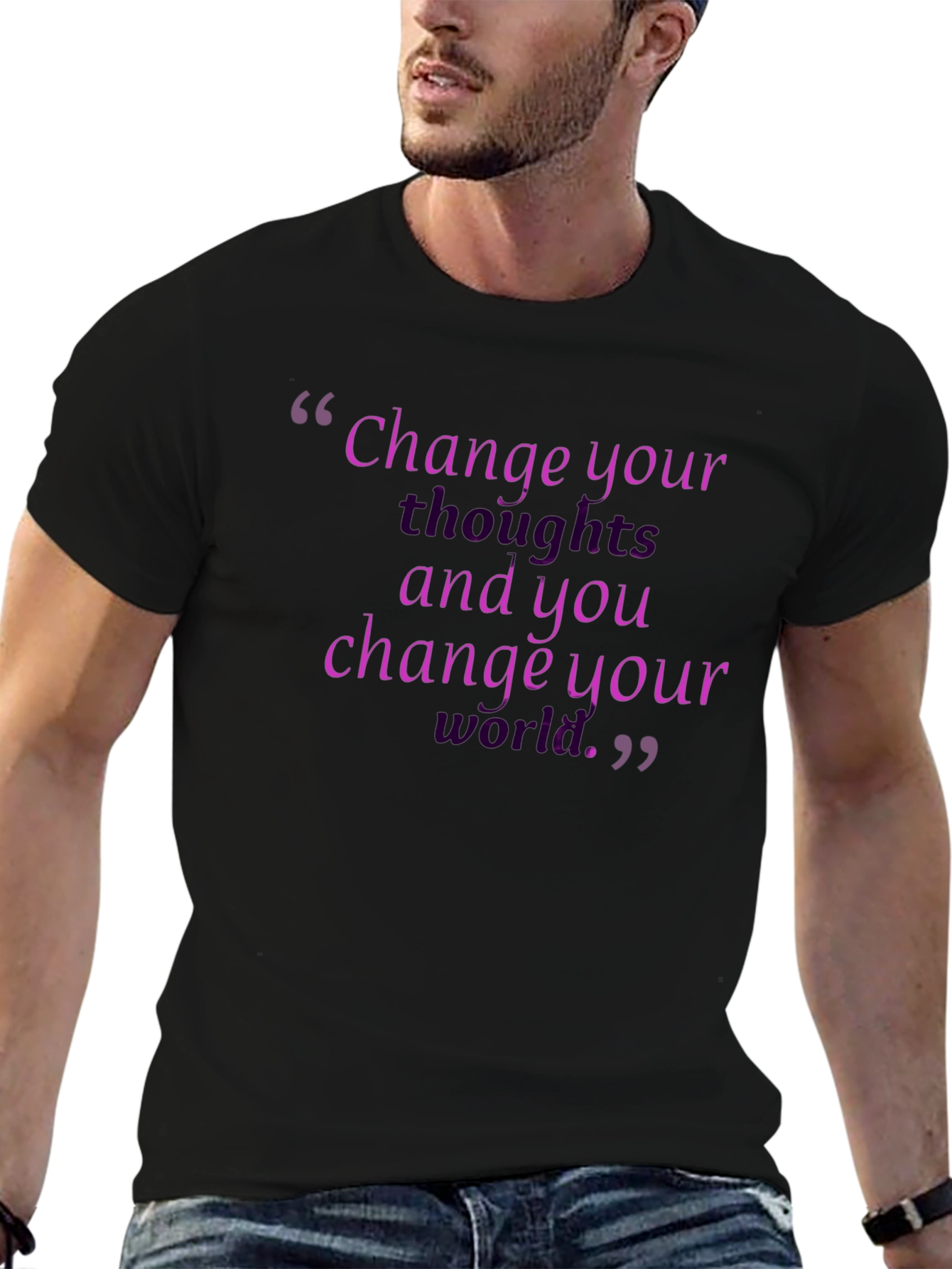 Inspirational Quote T-Shirt: Change Your World