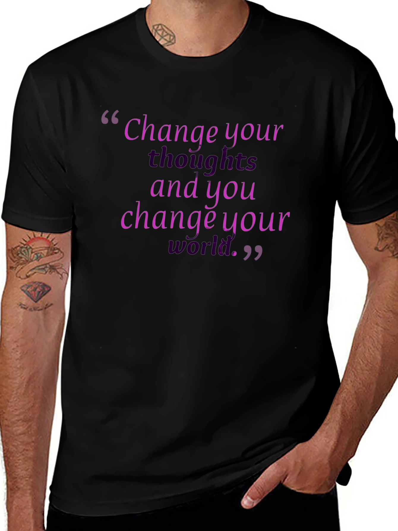 Inspirational Quote T-Shirt: Change Your World