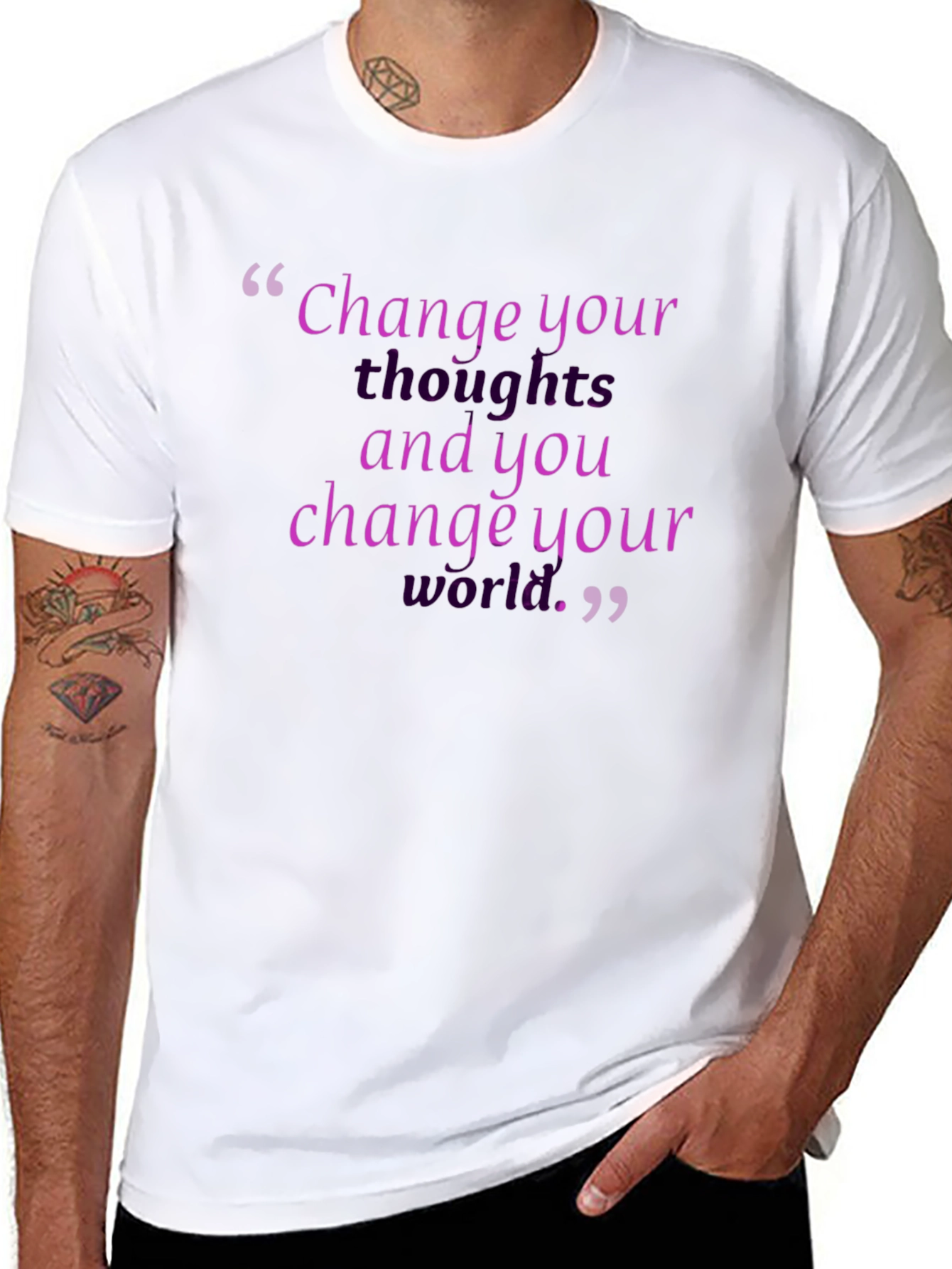 Inspirational Quote T-Shirt: Change Your World
