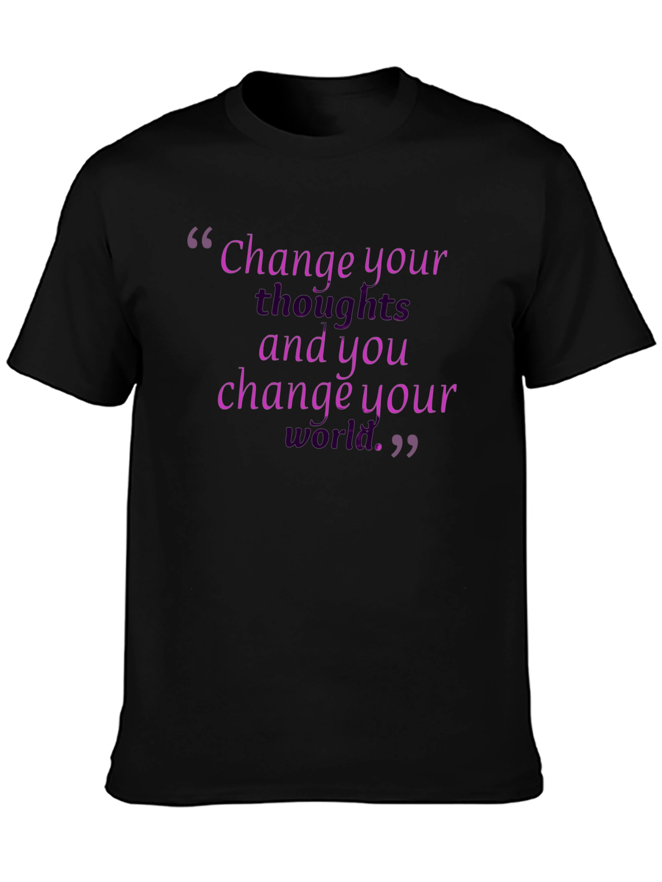 Inspirational Quote T-Shirt: Change Your World