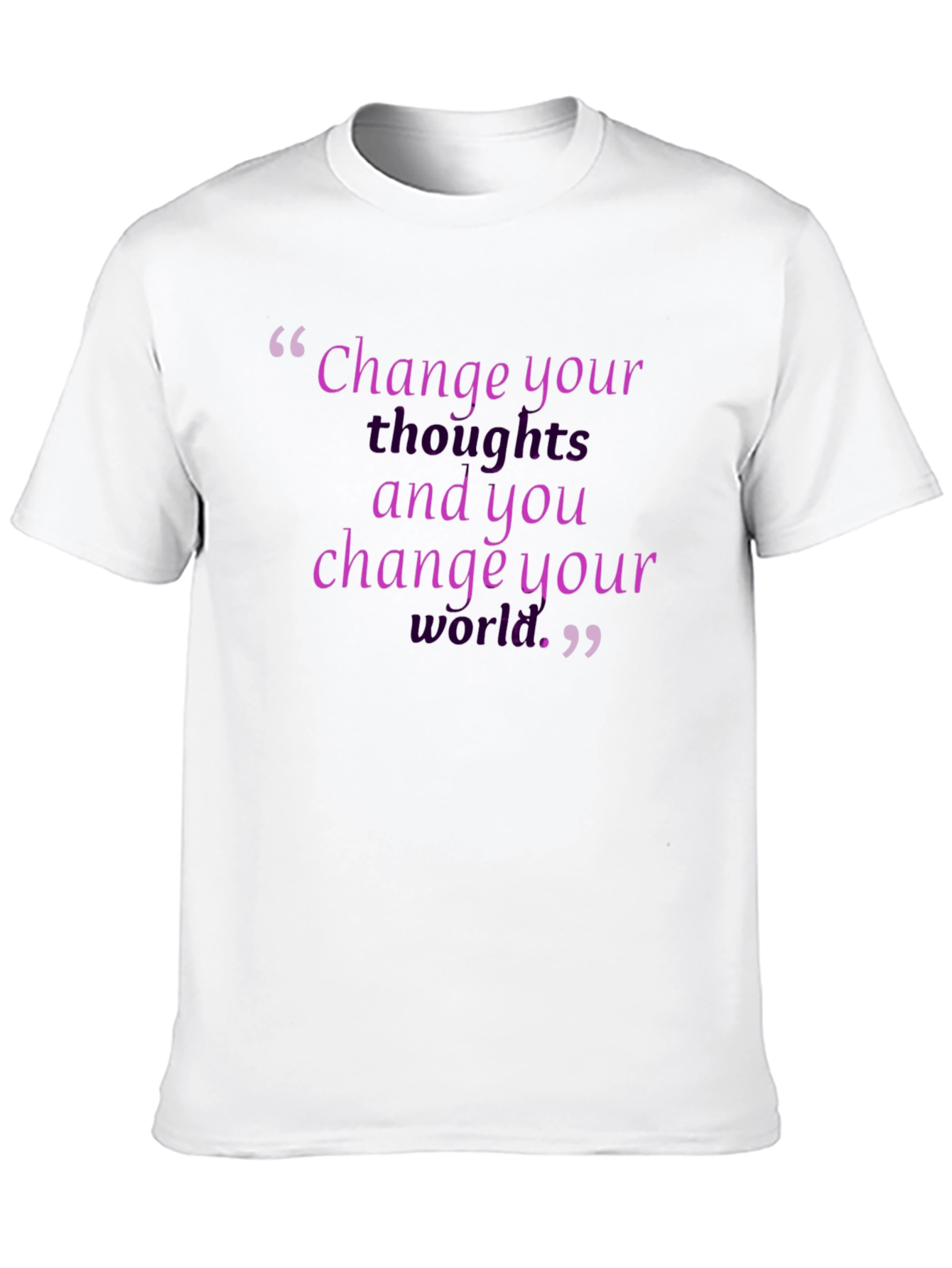 Inspirational Quote T-Shirt: Change Your World
