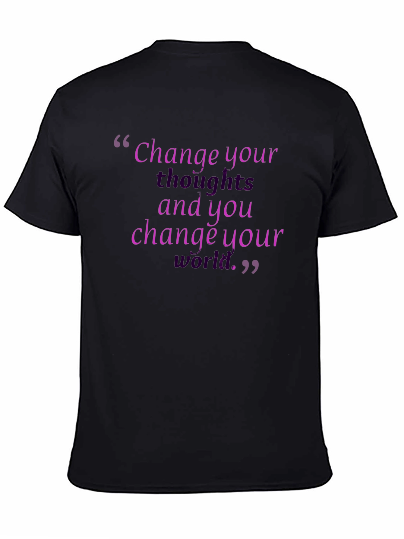 Inspirational Quote T-Shirt: Change Your World