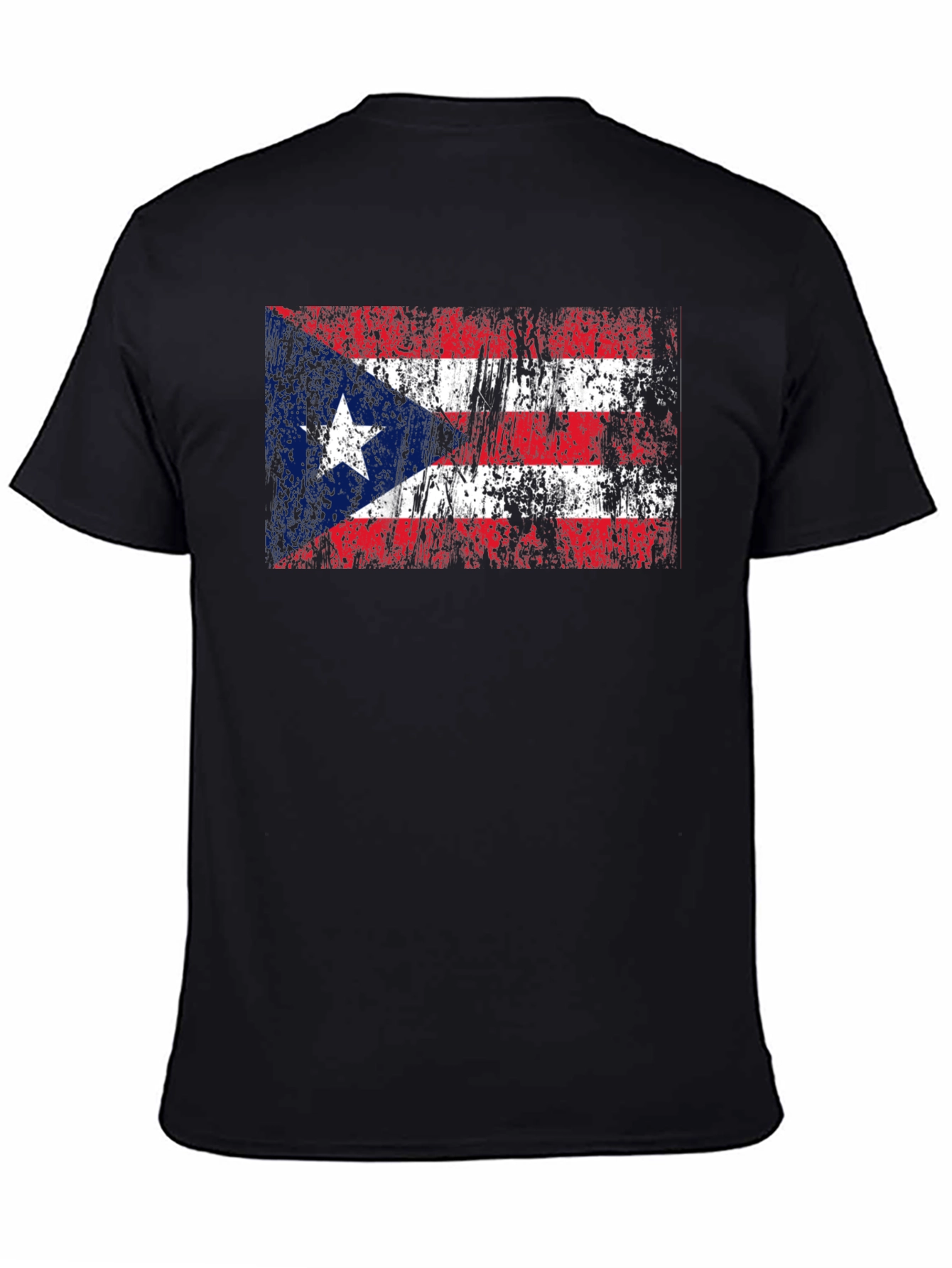 Puerto Rico Flag Distressed T-Shirt