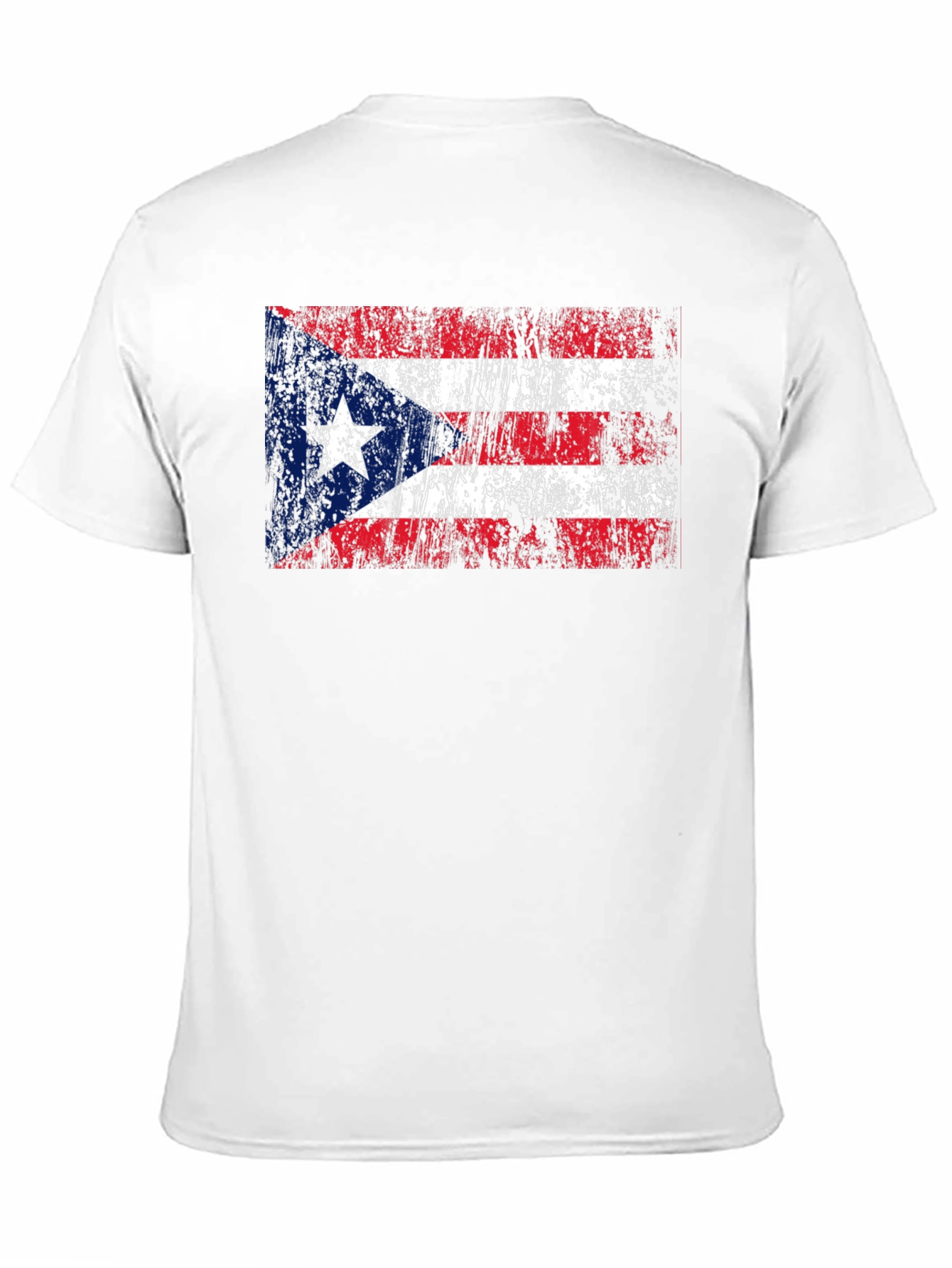 Puerto Rico Flag Distressed T-Shirt