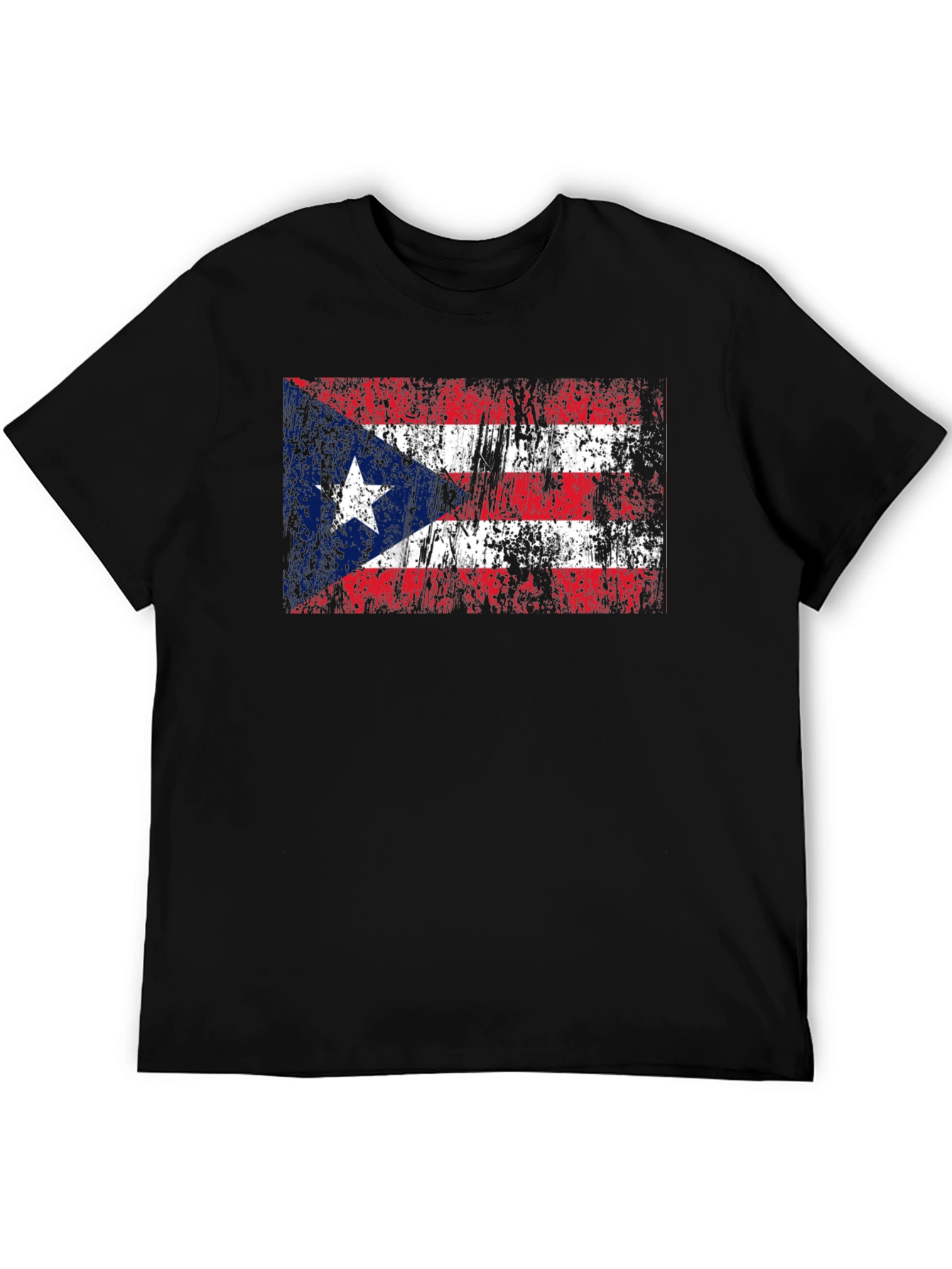 Puerto Rico Flag Distressed T-Shirt