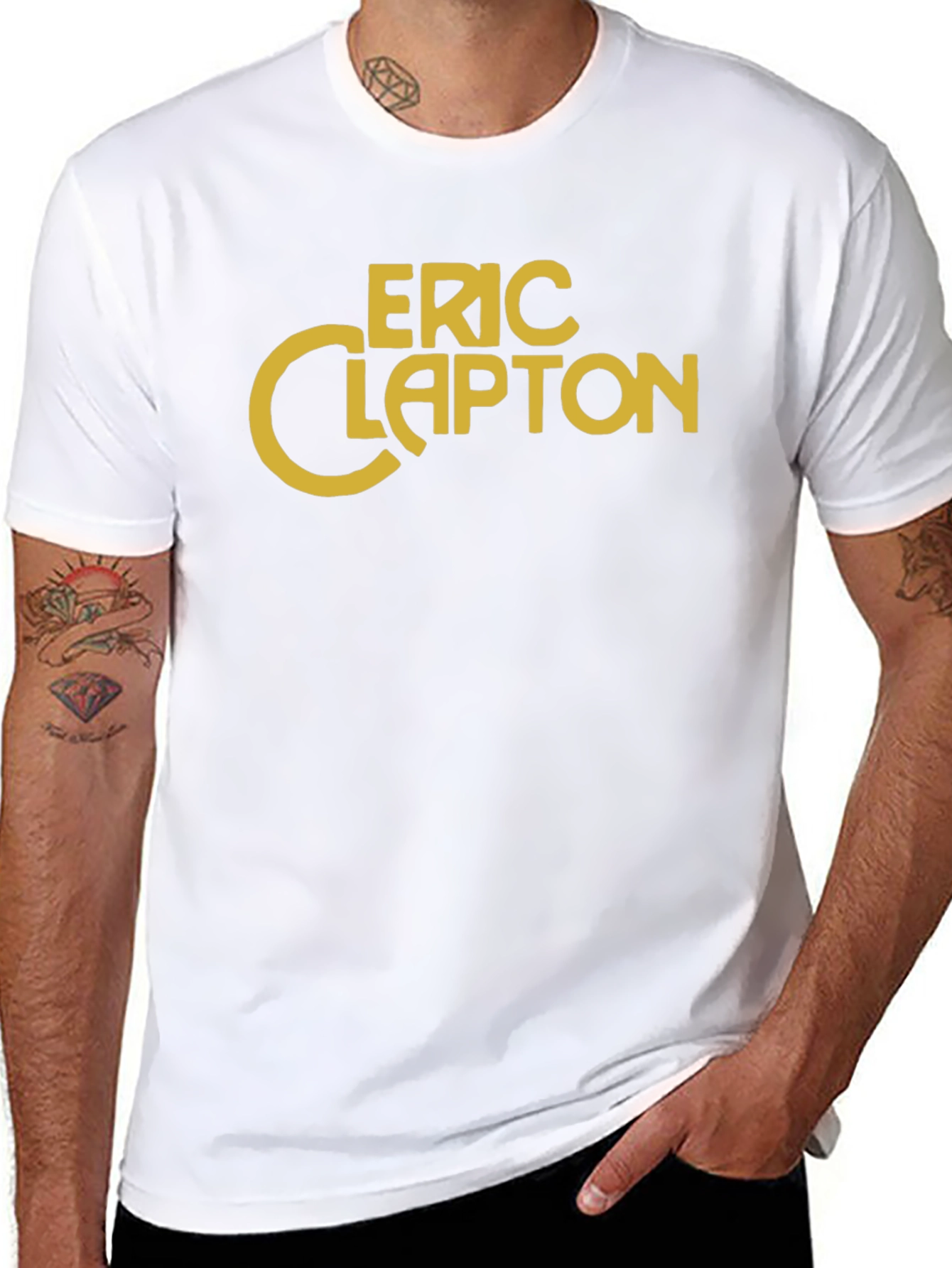 Eric Clapton Black Graphic Tee