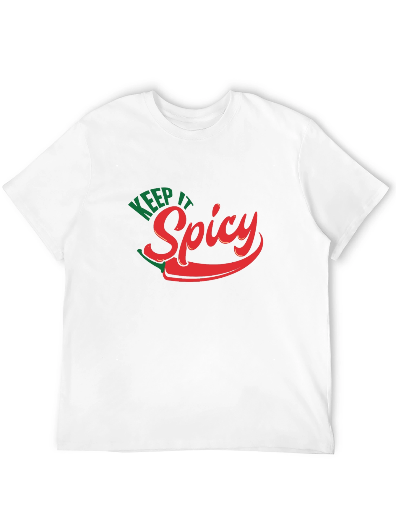 Keep It Spicy Graphic Tee - Chili Pepper Design