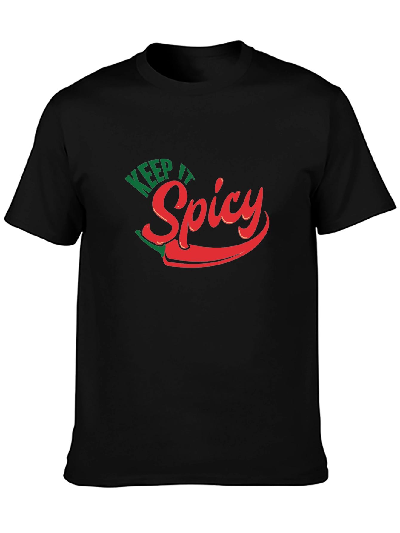 Keep It Spicy Graphic Tee - Chili Pepper Design