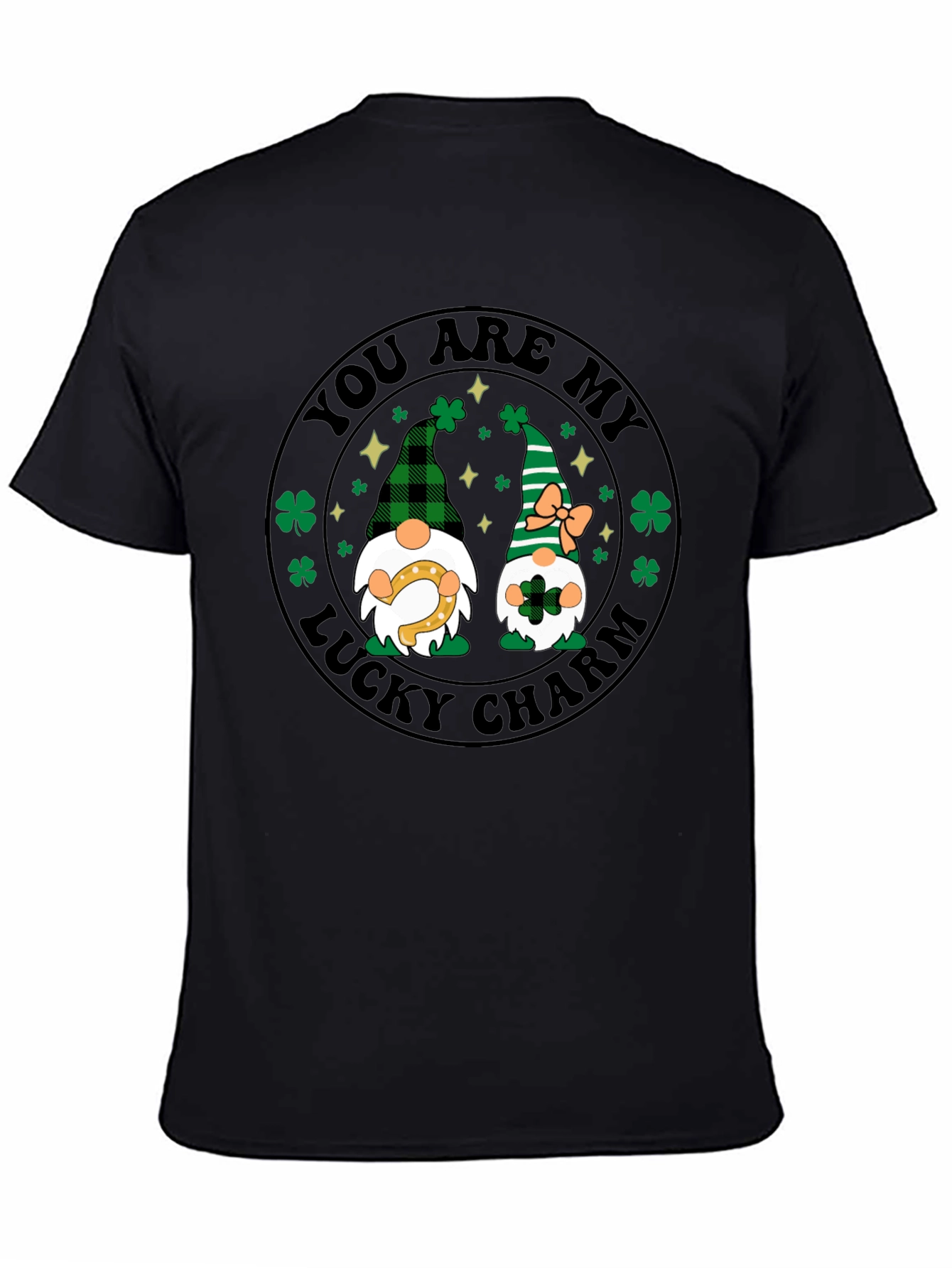 Lucky Charm St. Patricks Day Gnome T-Shirt