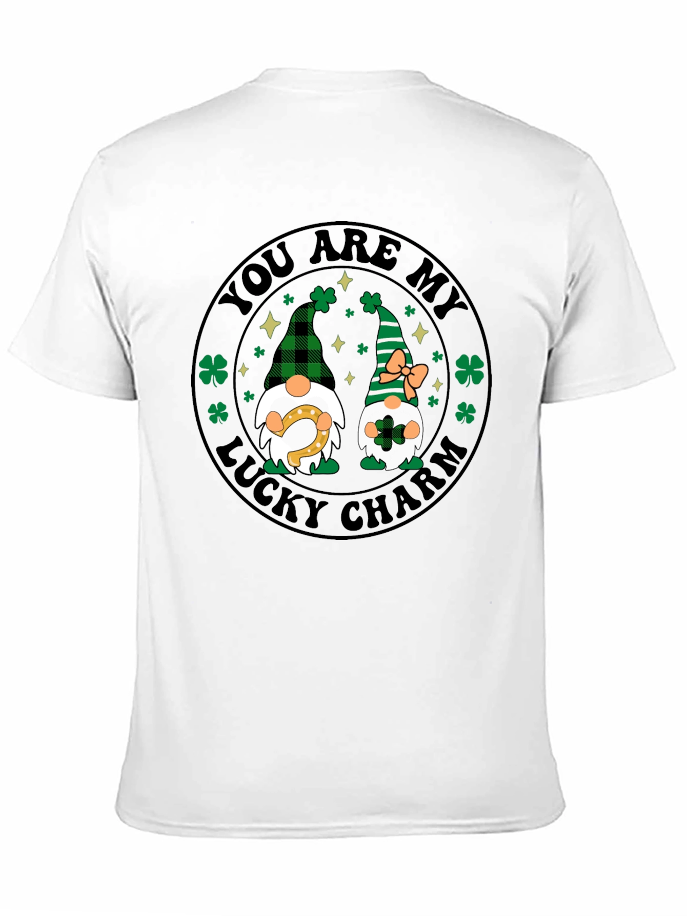 Lucky Charm St. Patricks Day Gnome T-Shirt