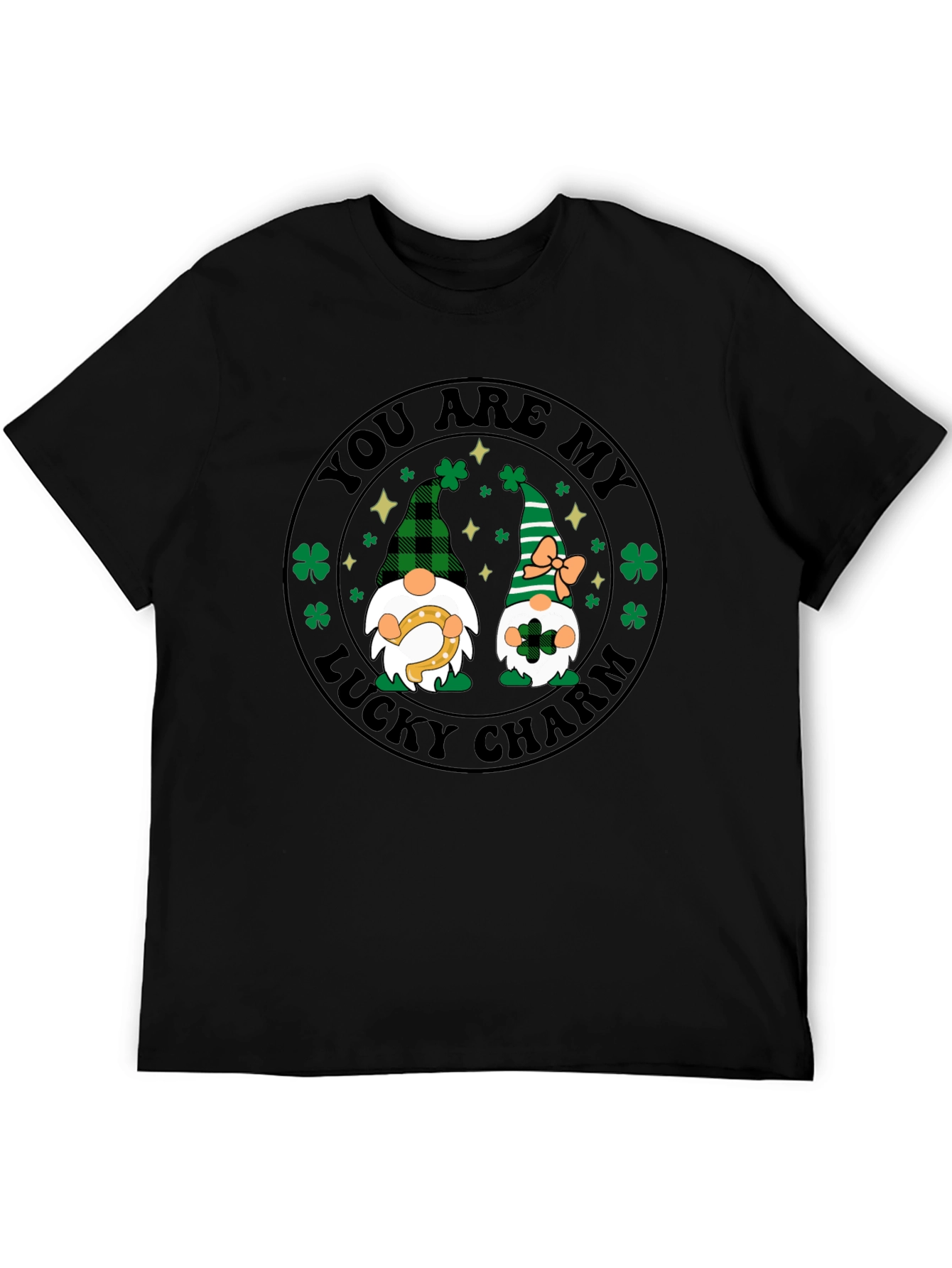 Lucky Charm St. Patricks Day Gnome T-Shirt