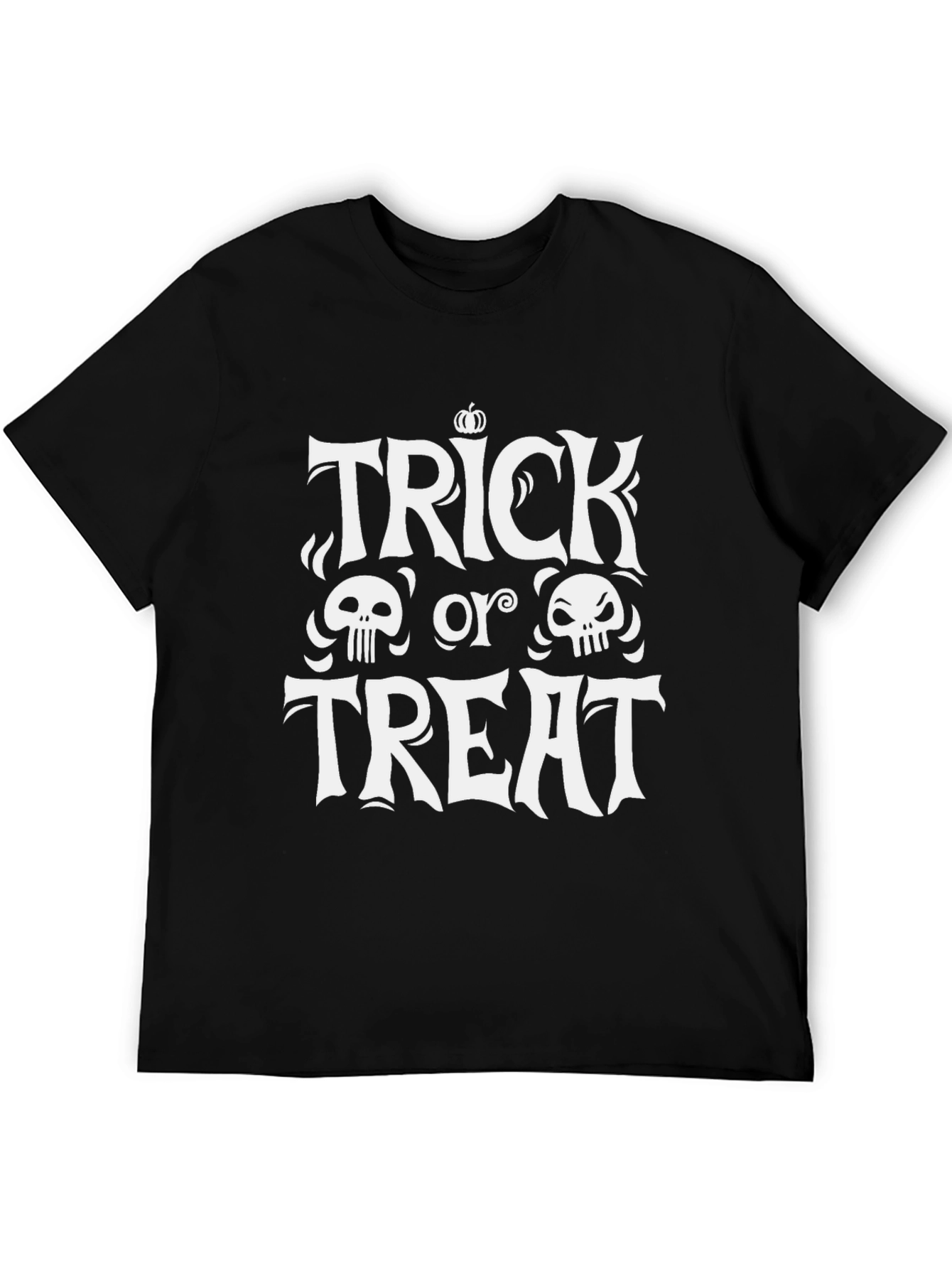 Trick or Treat Halloween Black T-Shirt