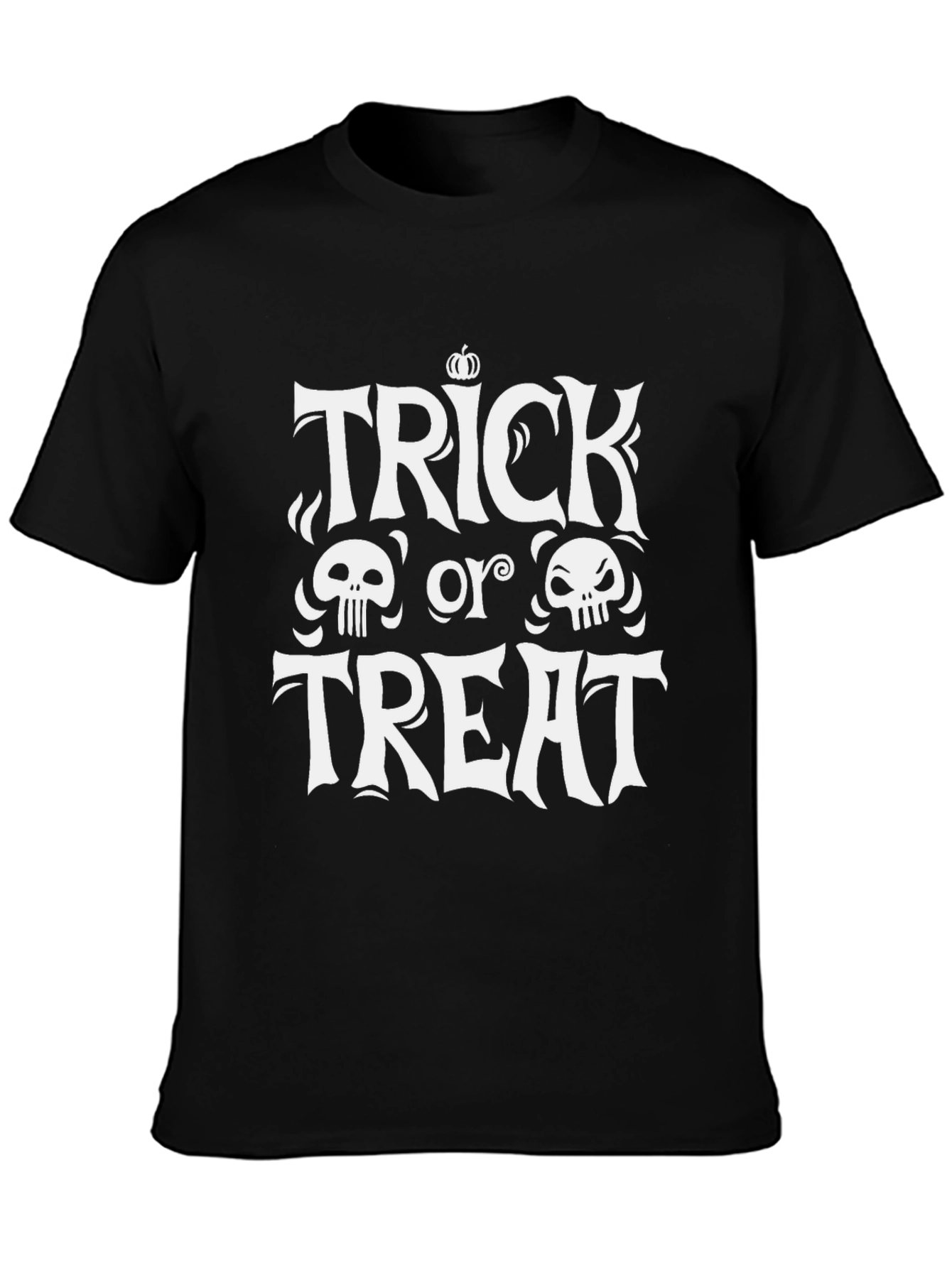 Trick or Treat Halloween Black T-Shirt