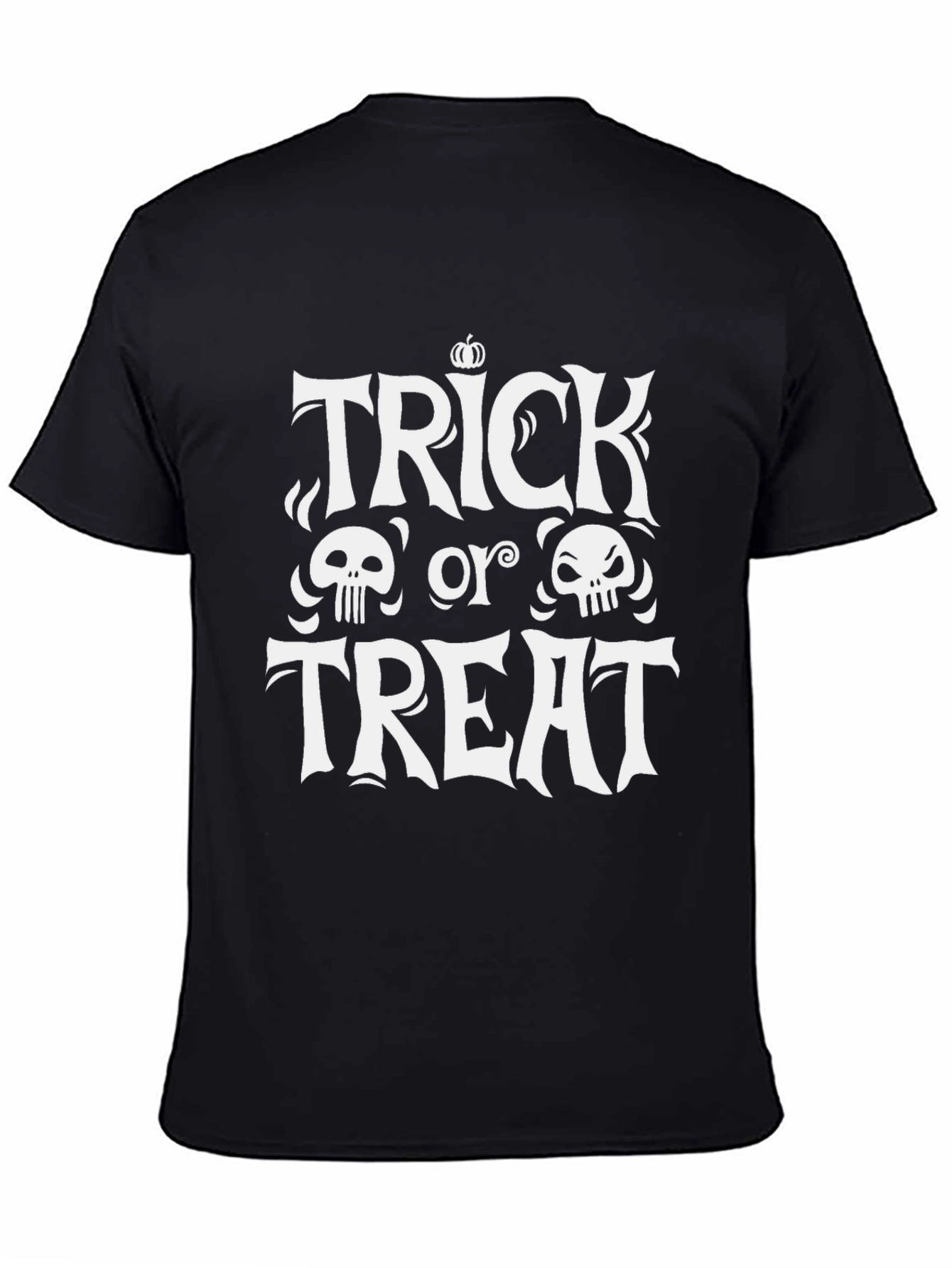 Trick or Treat Halloween Black T-Shirt