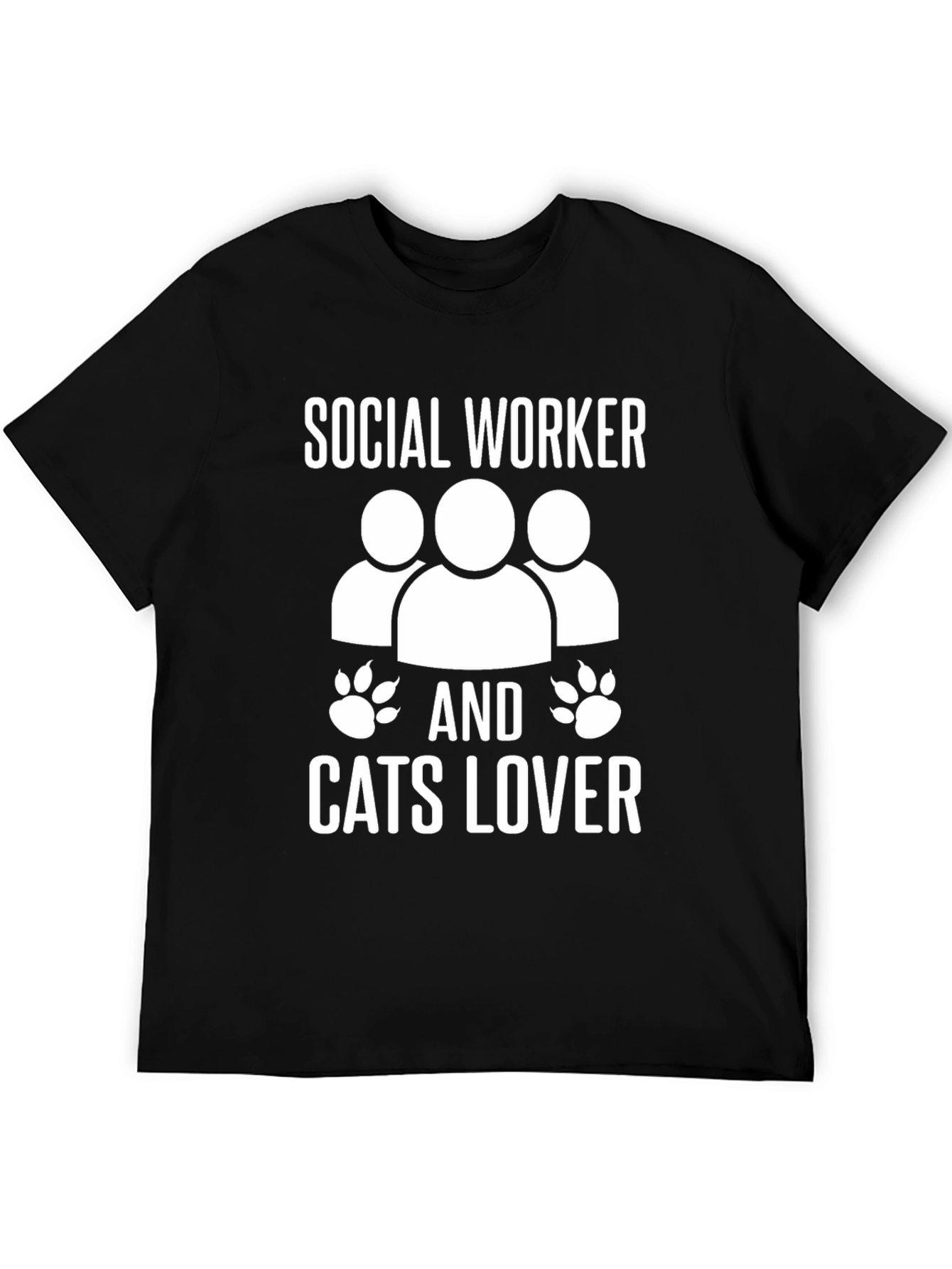 Social Worker & Cats Lover T-Shirt - Unisex