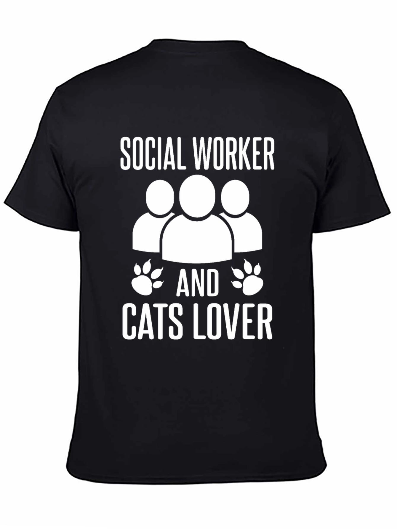Social Worker & Cats Lover T-Shirt - Unisex