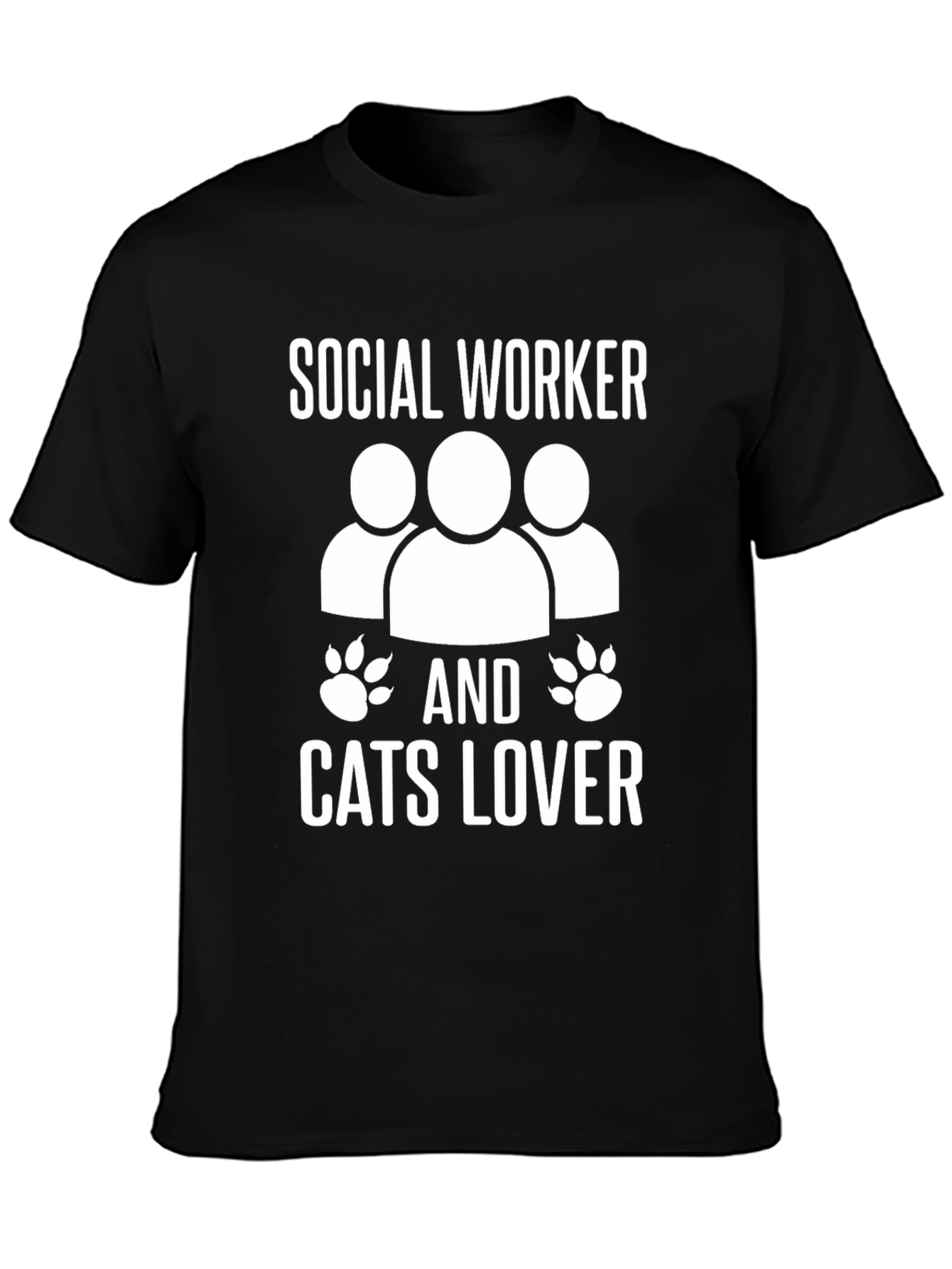 Social Worker & Cats Lover T-Shirt - Unisex