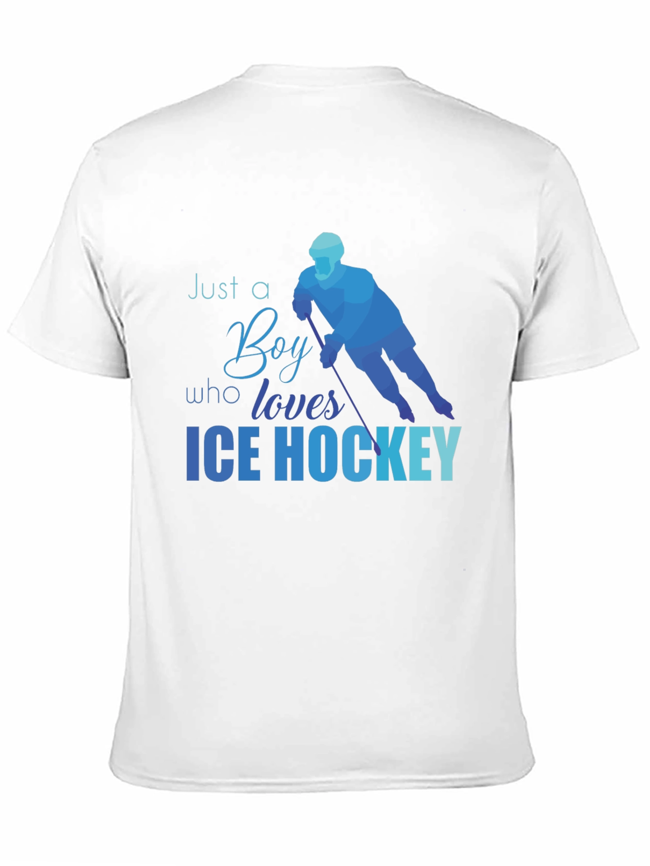 Just A Boy Who Loves Ice Hockey T-Shirt