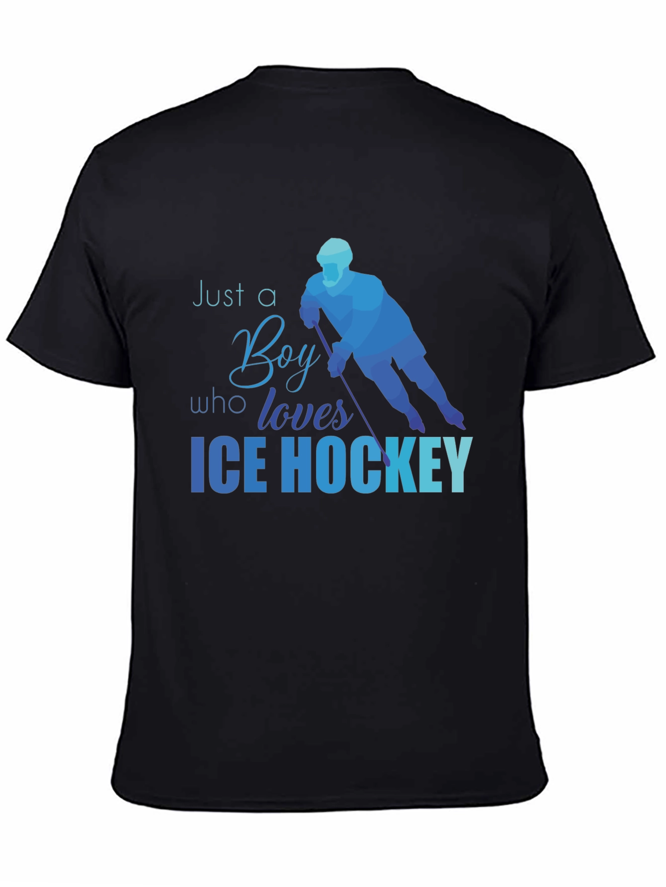 Just A Boy Who Loves Ice Hockey T-Shirt