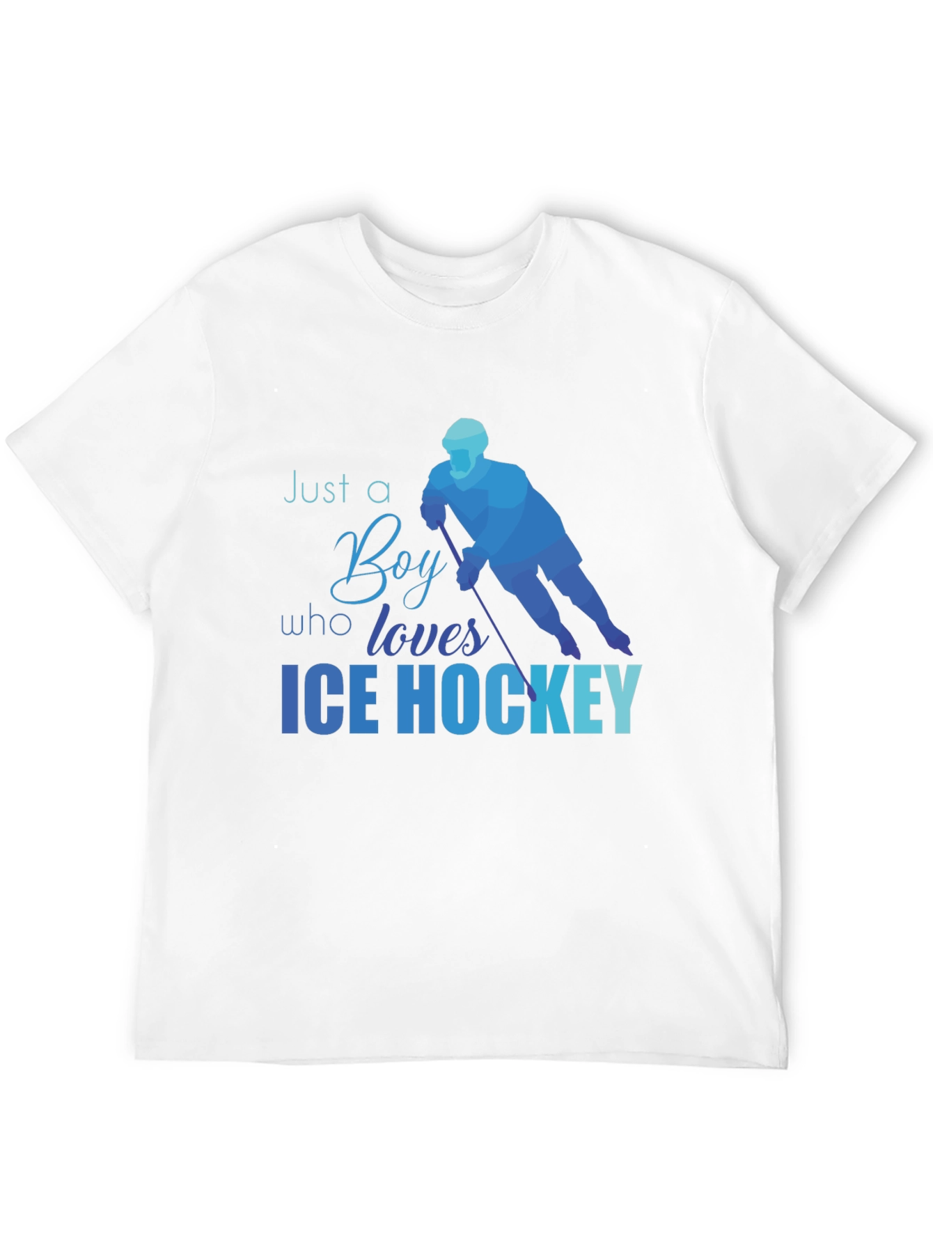 Just A Boy Who Loves Ice Hockey T-Shirt
