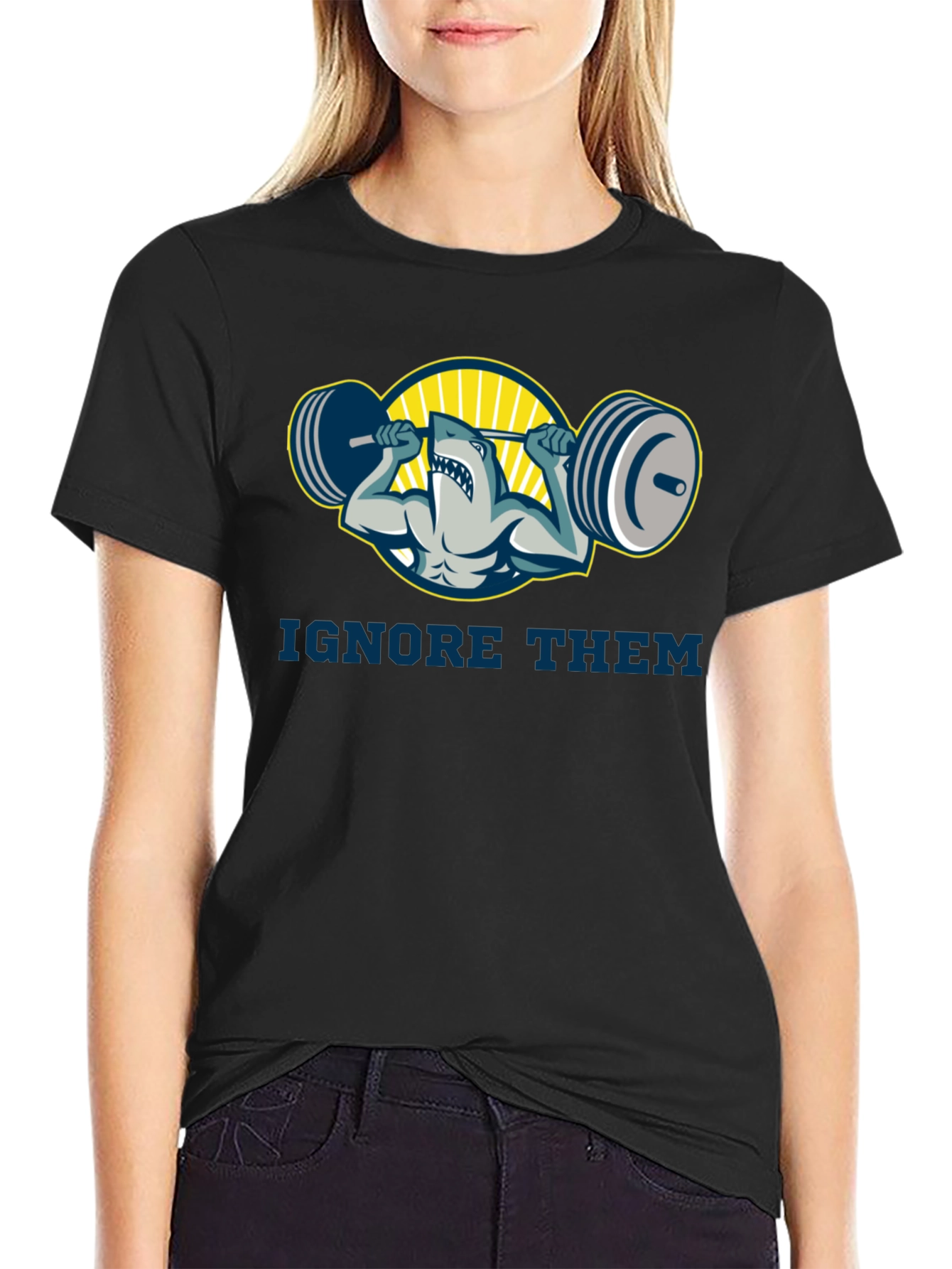 Ignore Them Shark Gym T-Shirt