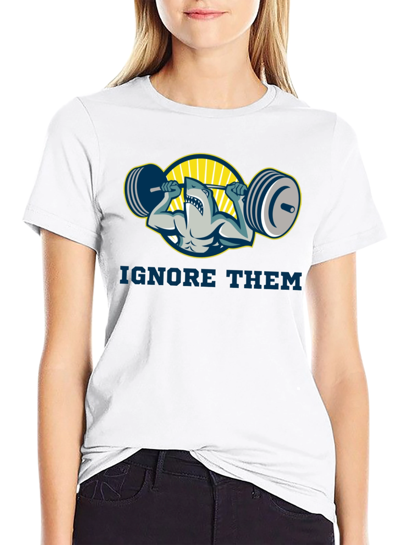 Ignore Them Shark Gym T-Shirt