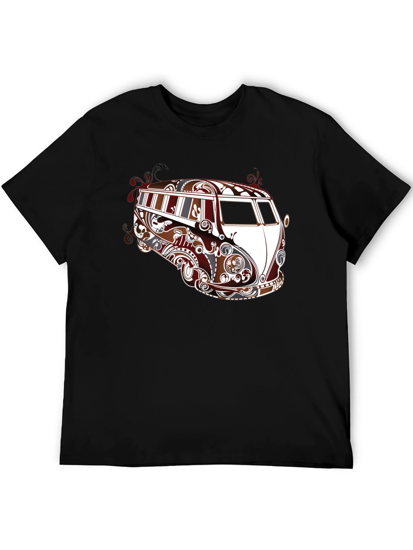 Cool VW Bus Graphic Tee - Black