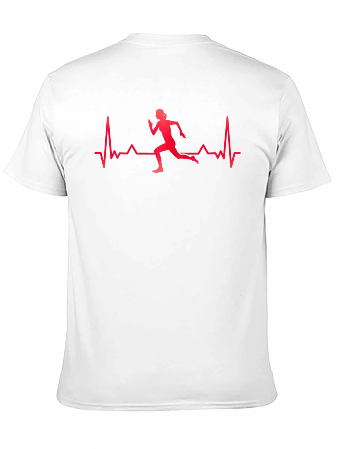Runner Heartbeat Graphic Tee - Black