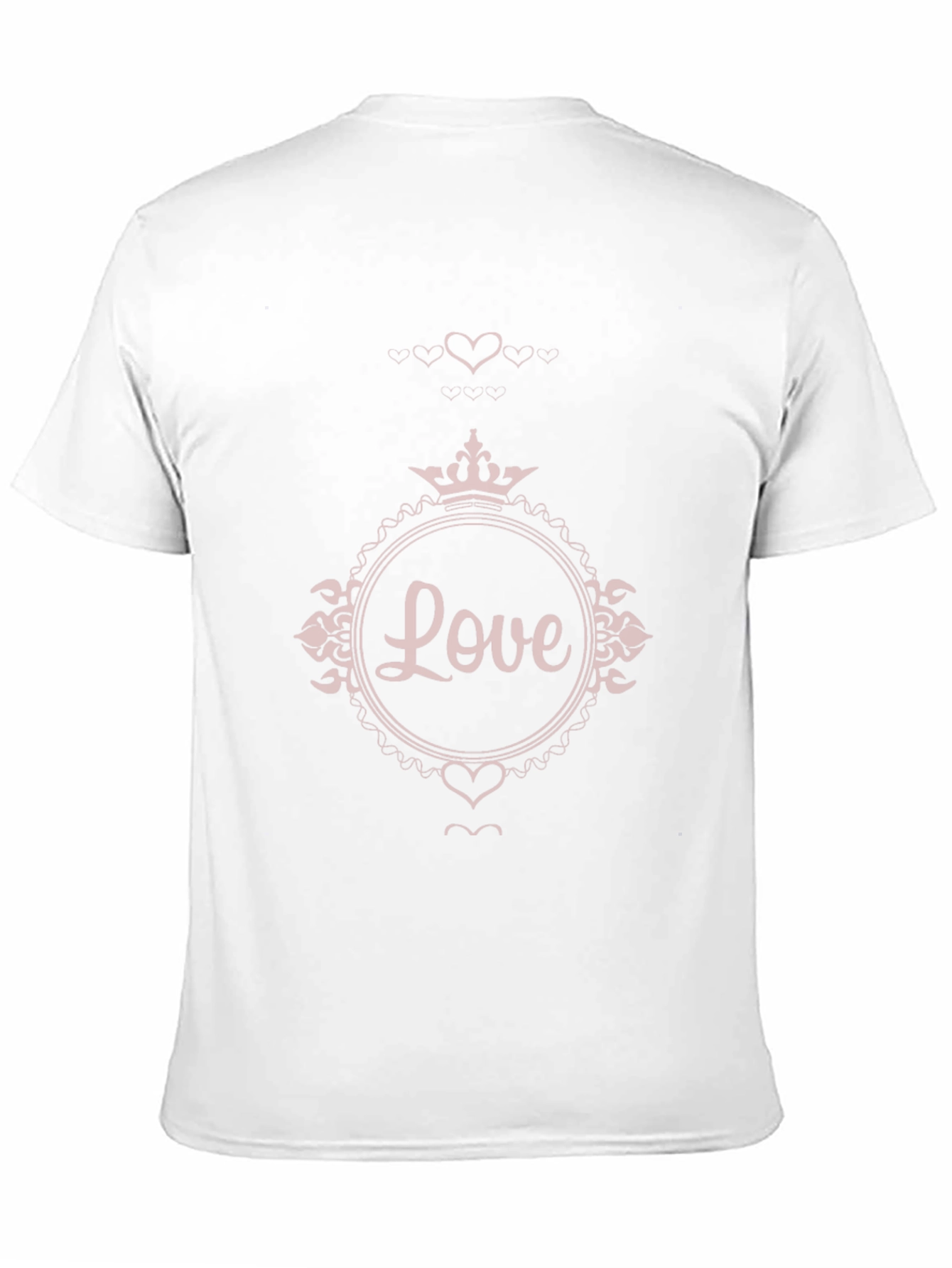 Love Crown Graphic Black Tee