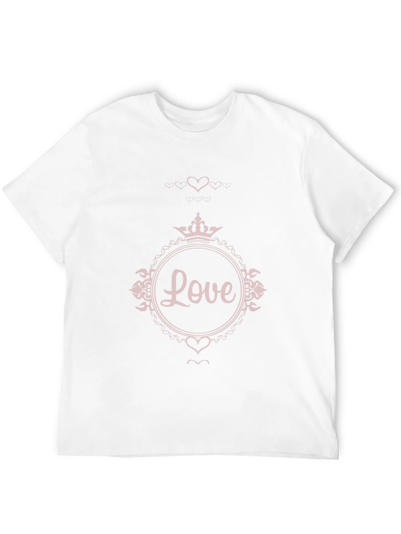 Love Crown Graphic Black Tee